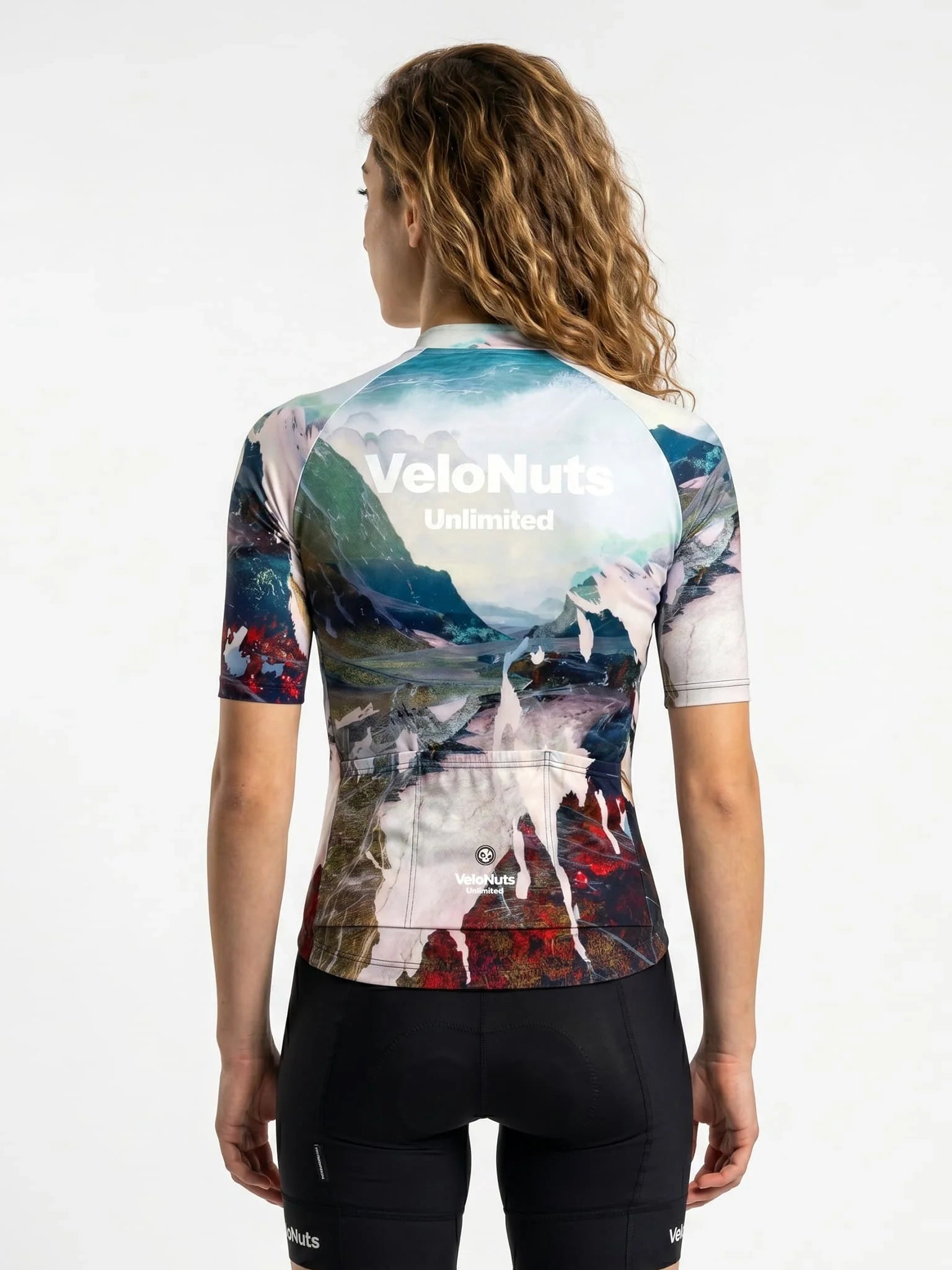 Women's Cycling Jersey Terrain Blocks#Type_Alpine Fracture