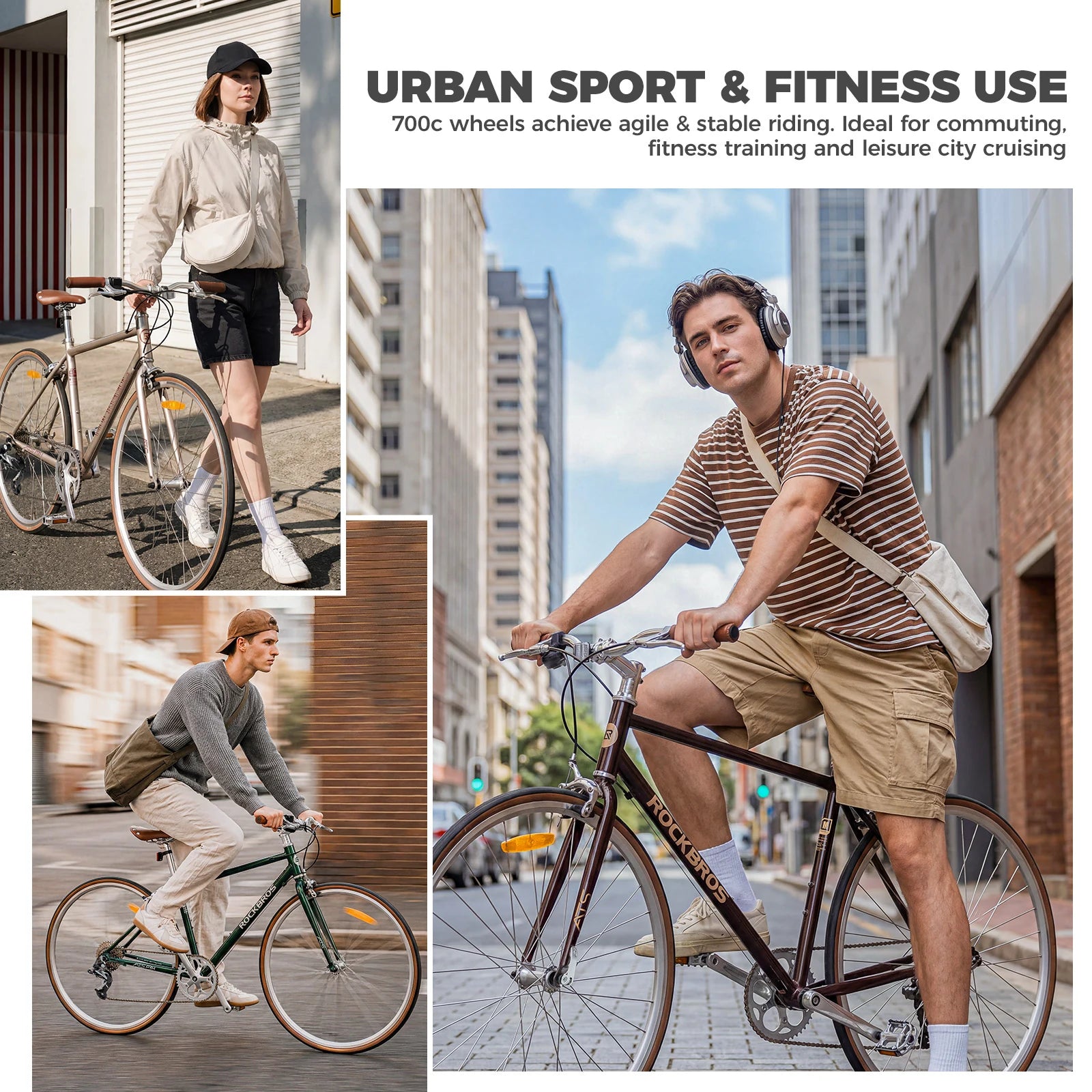 10-Speed Gears 700C City Bike