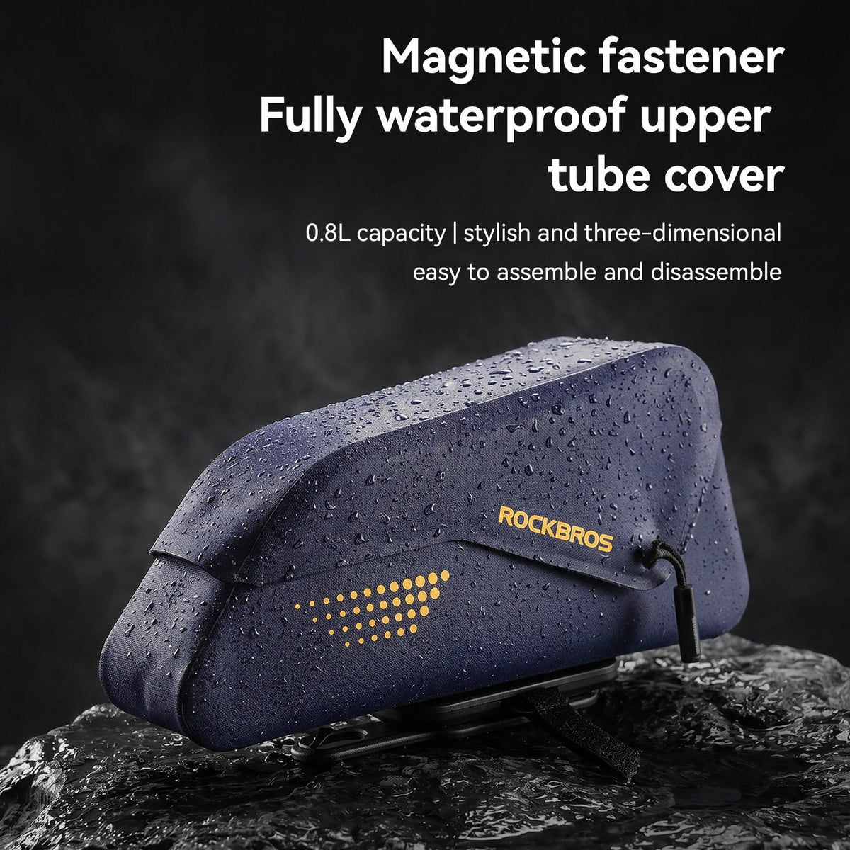 Waterproof Magnetic Top Tube Bike Bag