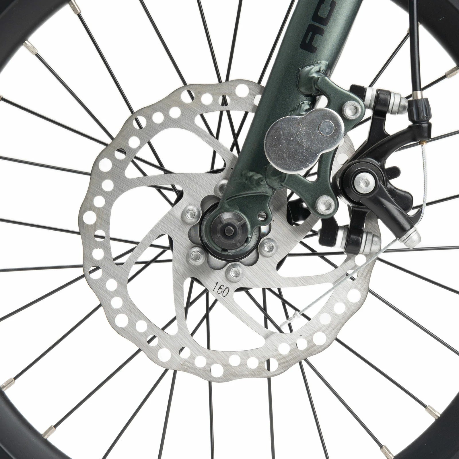 16 Inch Folding Bike 9 Speed #Color_Green