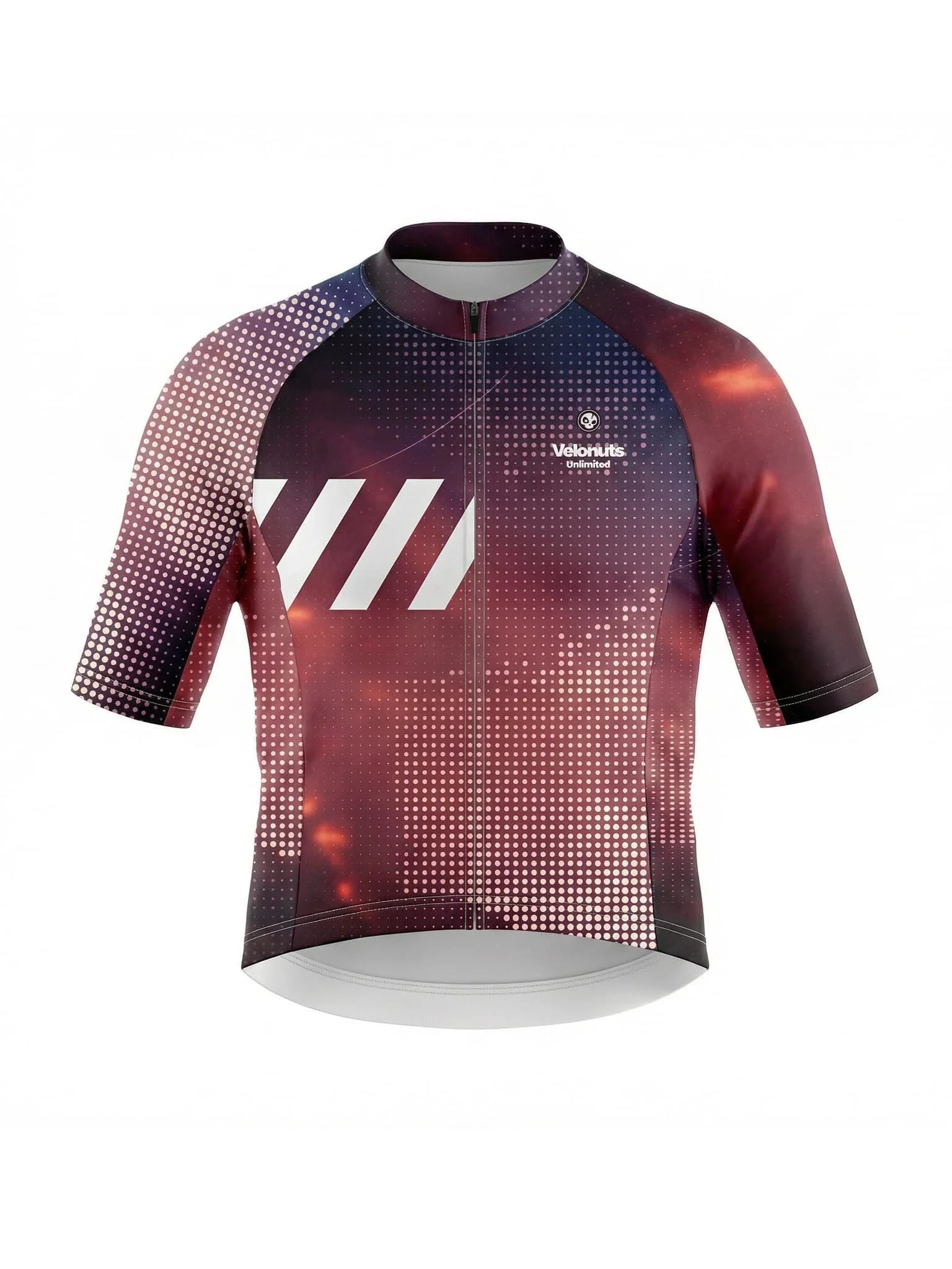 Women's Cycling Jersey Retro Signal#Type_Cosmic Halftone