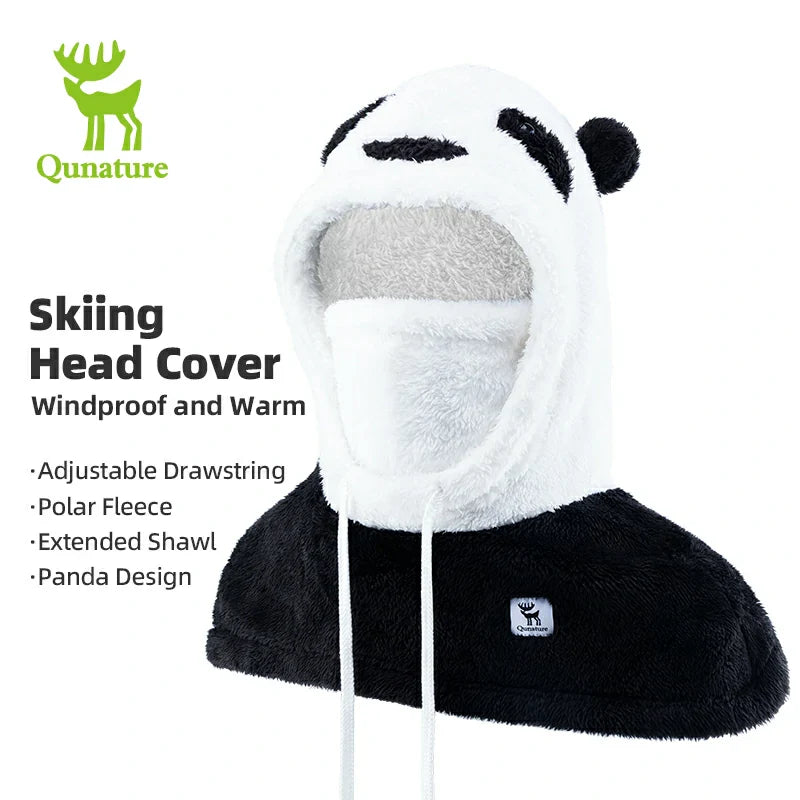 Panda Head Cover for Kids and Adults