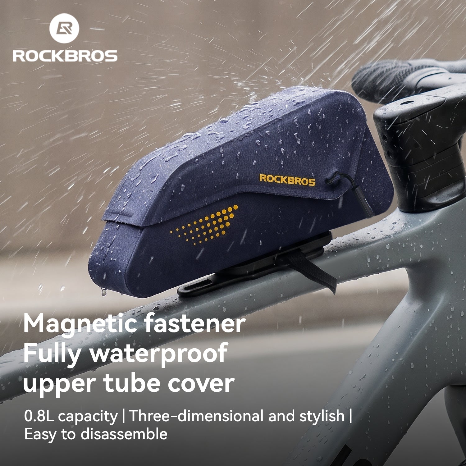Waterproof Magnetic Top Tube Bike Bag