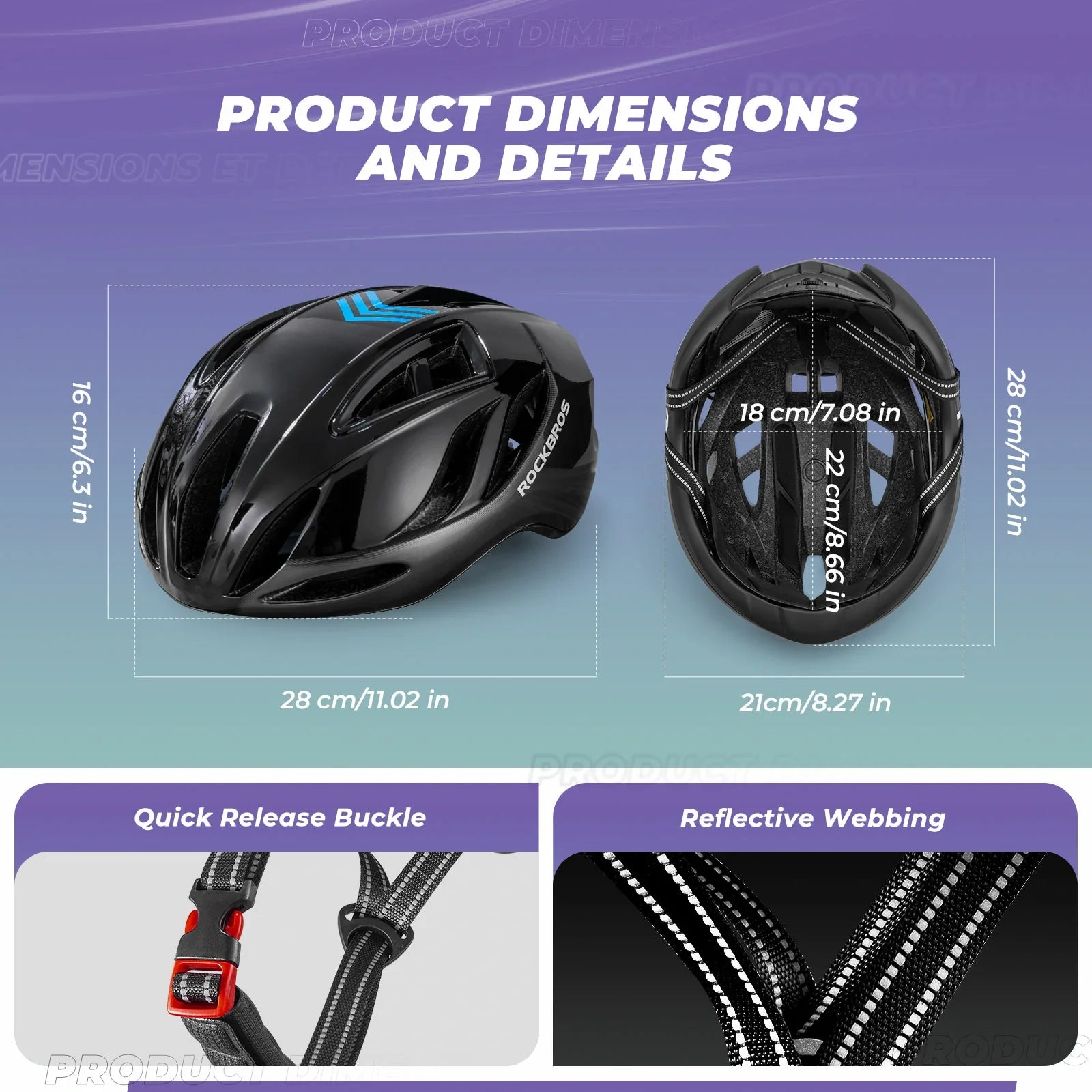 bike helmet with maximum protection and ultimate comfort for cycling safety#Color_Titanium Black