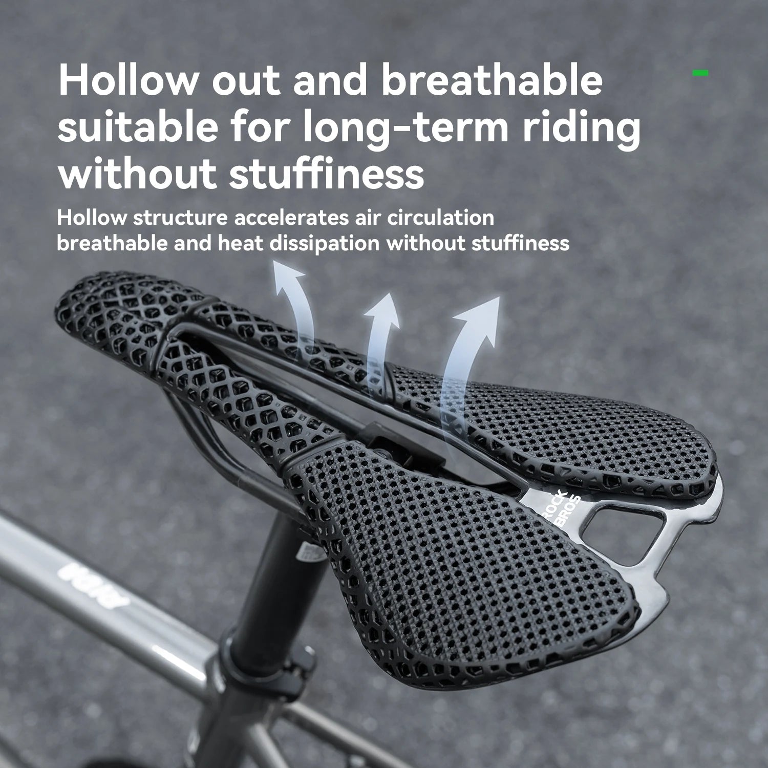 Bike Saddle with 3D Printed Padding & Carbon Fibre Base