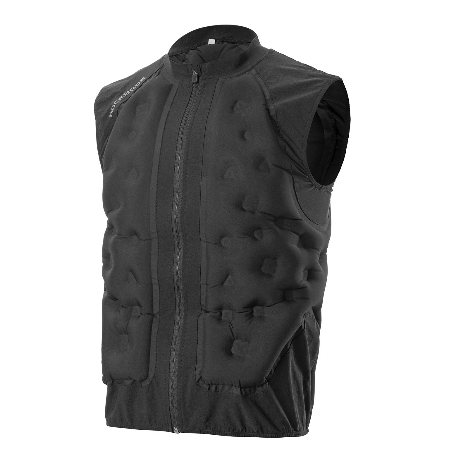 Lightweight Thermal Cycling Gilet with 3D Air-Layer Insulation