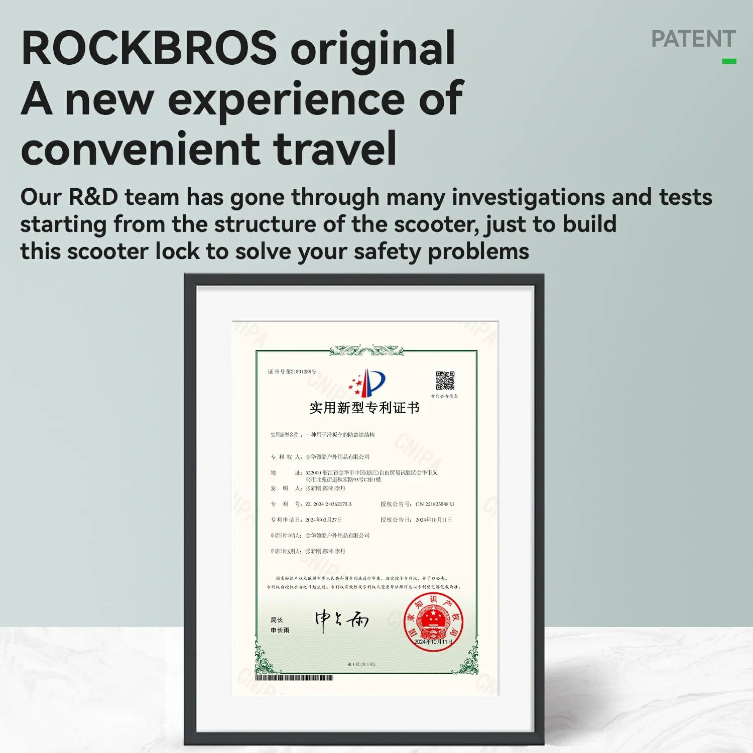 U-Lock and Cable Scooter Bike Lock