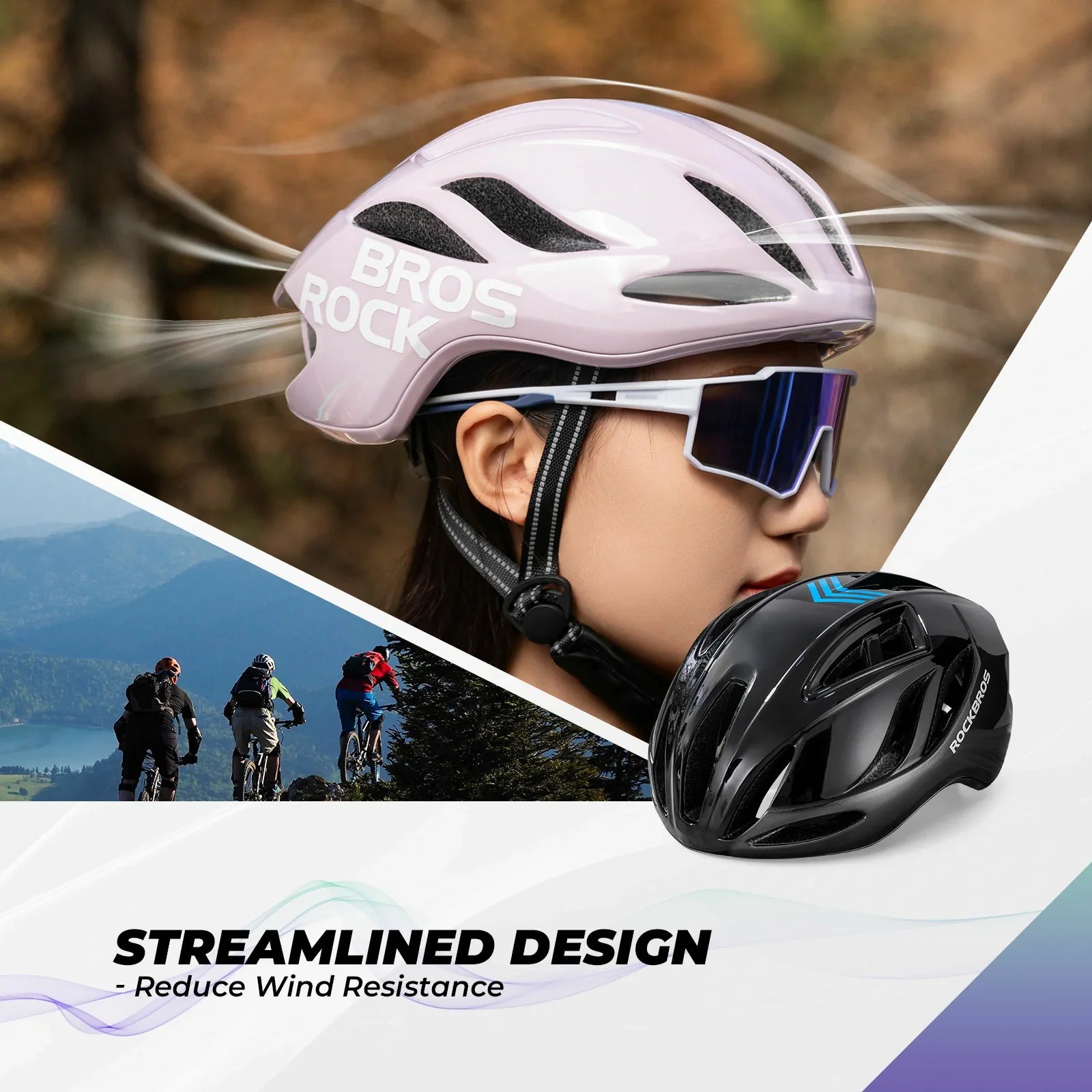 bike helmet with maximum protection and ultimate comfort for cycling safety#Color_Titanium Black