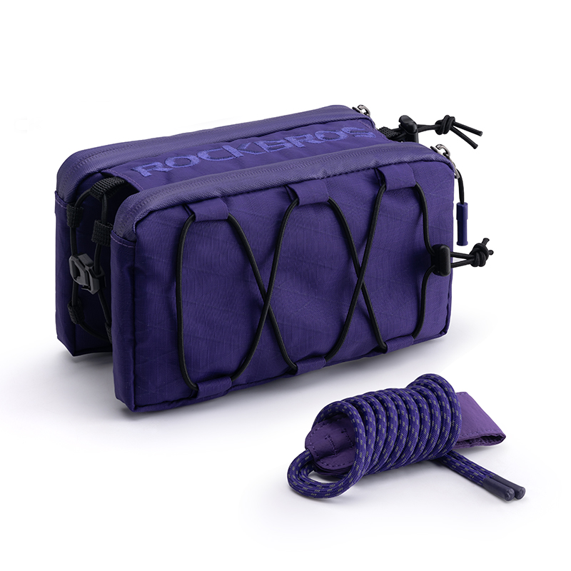ROCKBROS 1L Bicycle Tube Bag - Dual Storage & Portable Shoulder Bag - ROCKBROS #Color_Purple