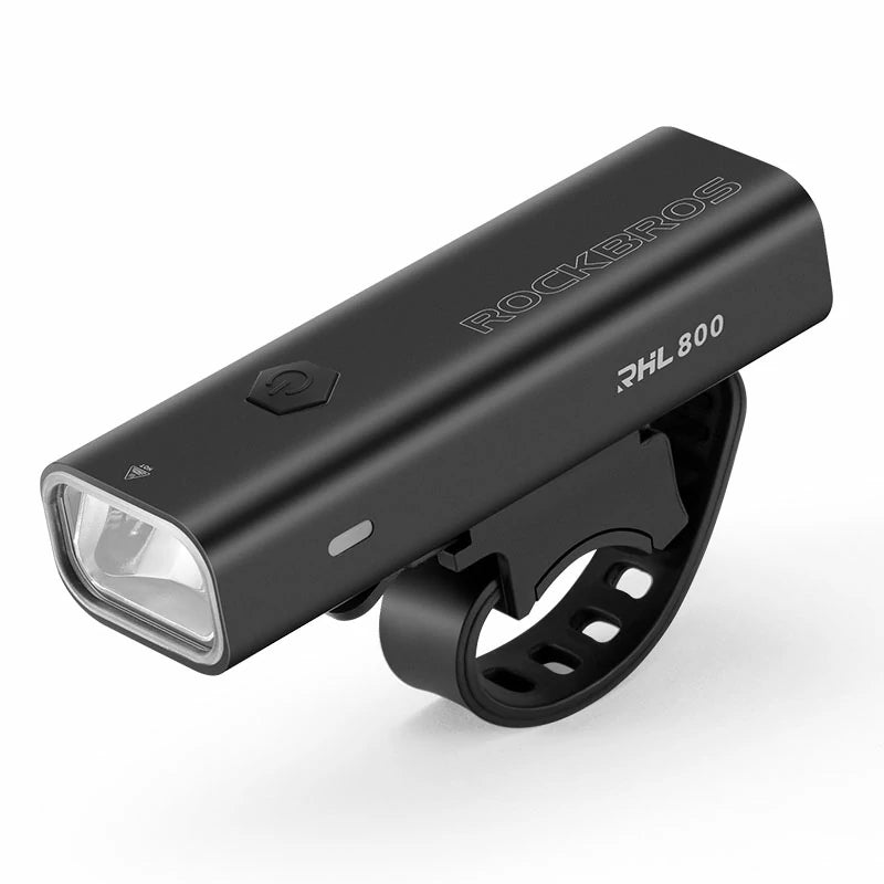 ROCKBROS Bike Light 800 Lumens USB Rechargeable Bike Headlight Super Bright #Type_RHL800