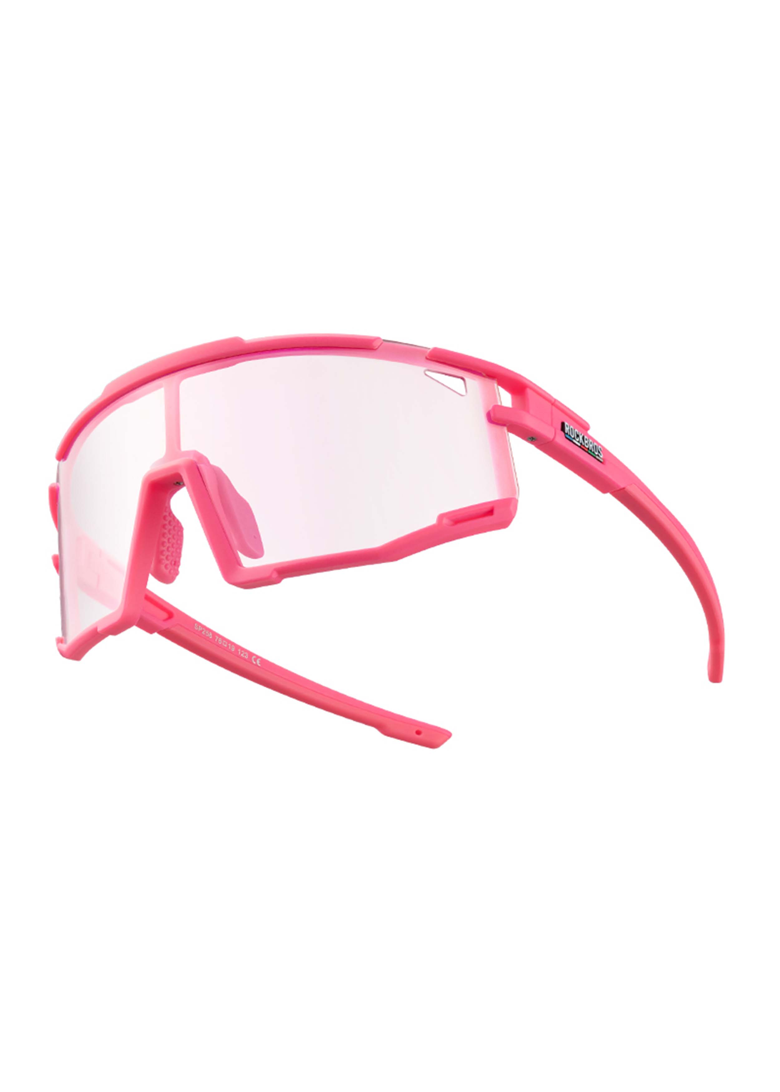 ROCKBROS Road-to-Sky Cycling Glasses - Polarized/Color Changing #Color_Color Changing Pink