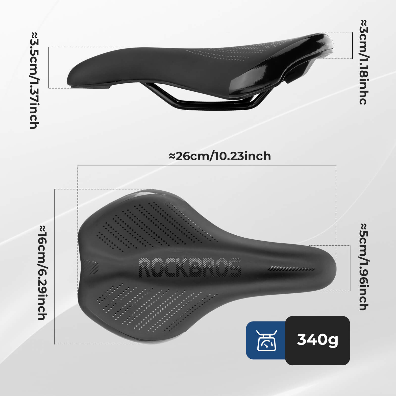 ROCKBROS Bike Saddle – Comfort Redefined for Long Rides!