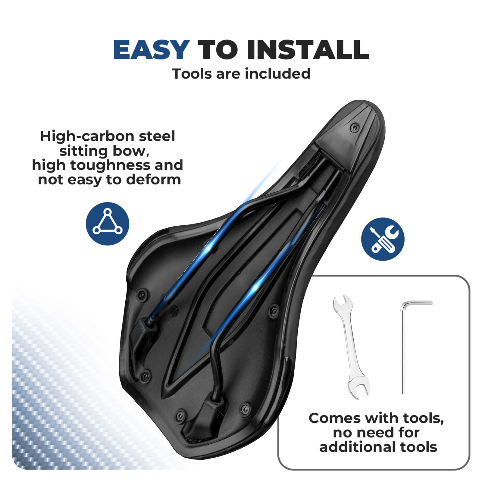 ROCKBROS Bike Saddle – Comfort Redefined for Long Rides!