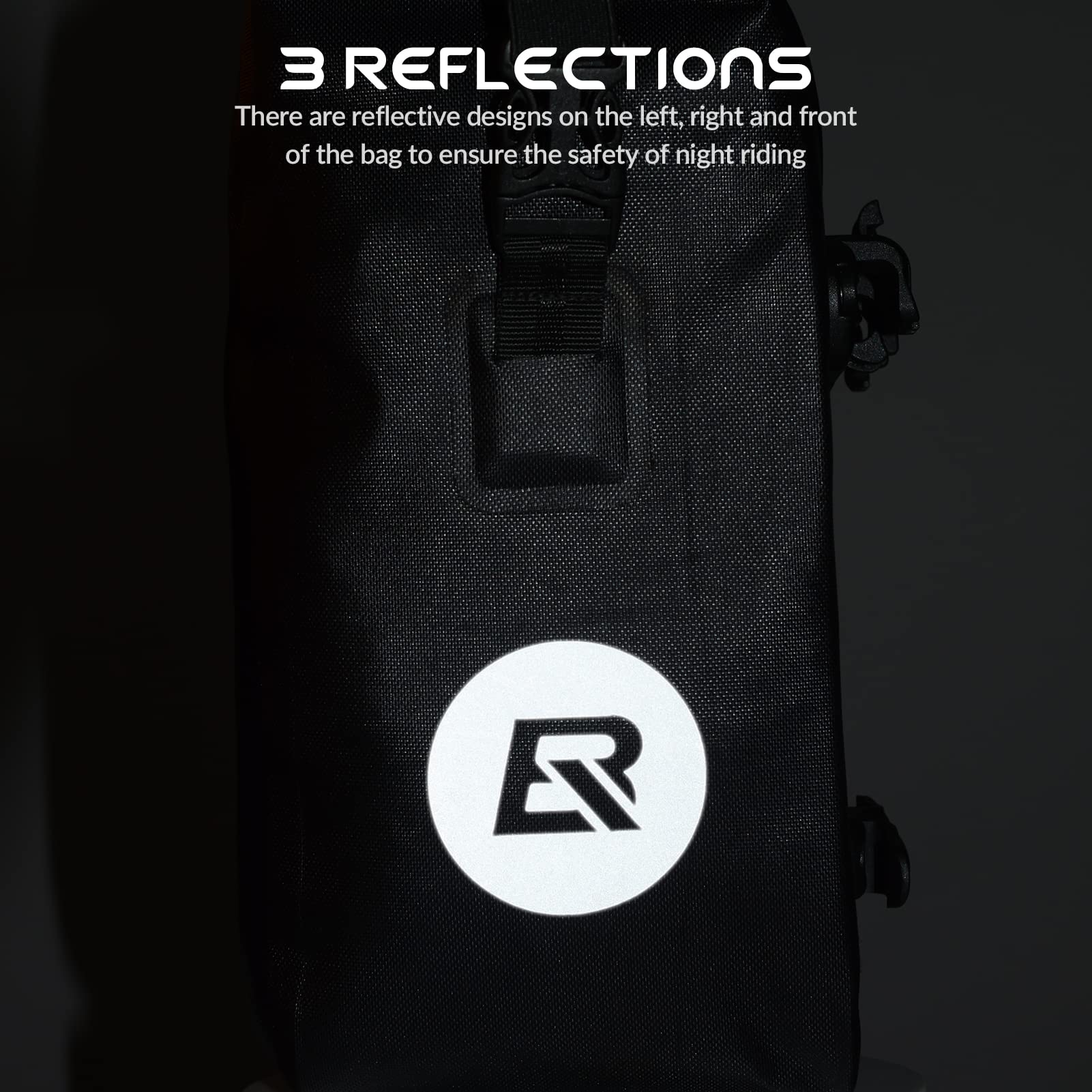 ROCKBROS 100% Waterproof Cycling Pannier Bag 10-12L