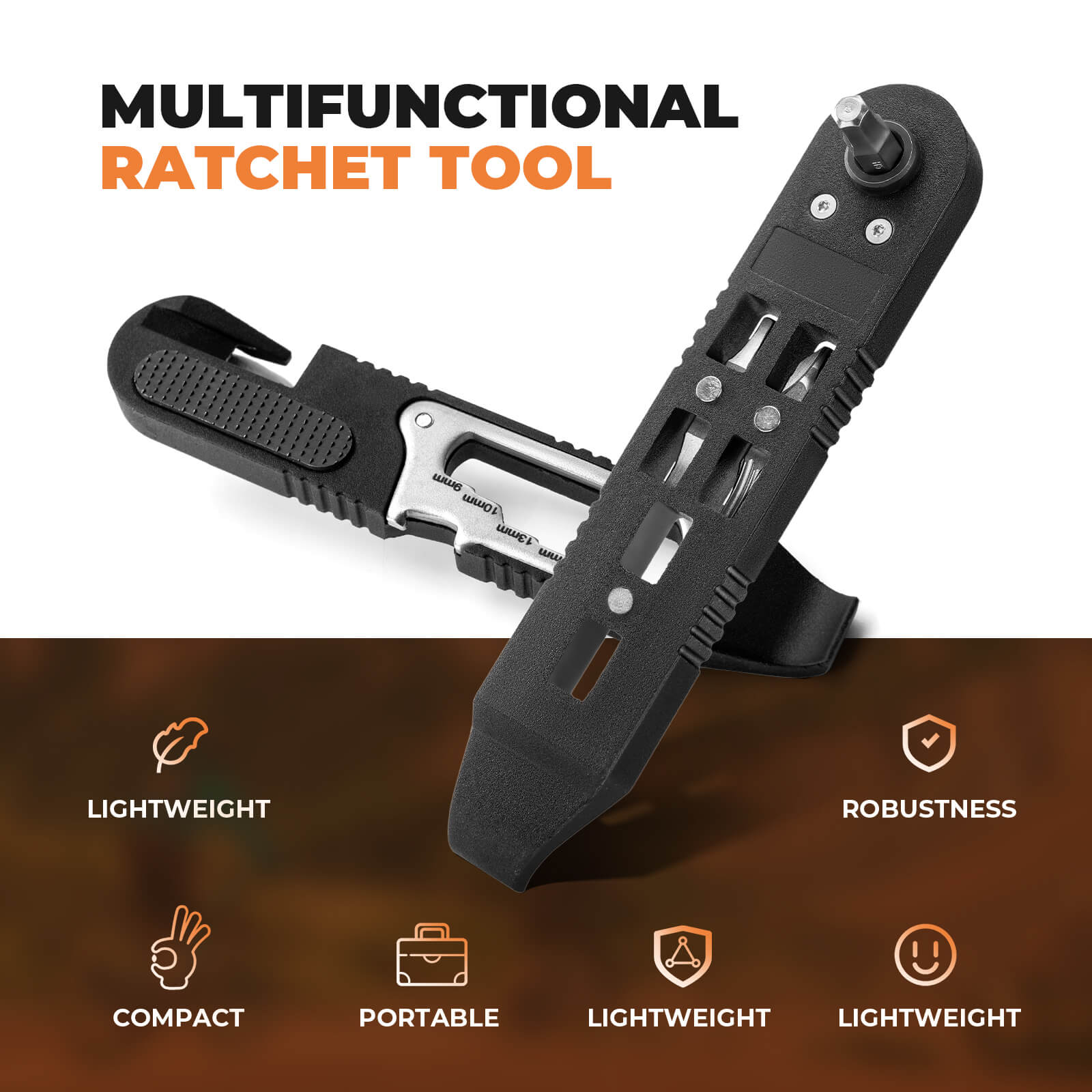 ROCKBROS 14-in-1 Multifunctional Bike Tool – Your Ultimate Ride Companion!