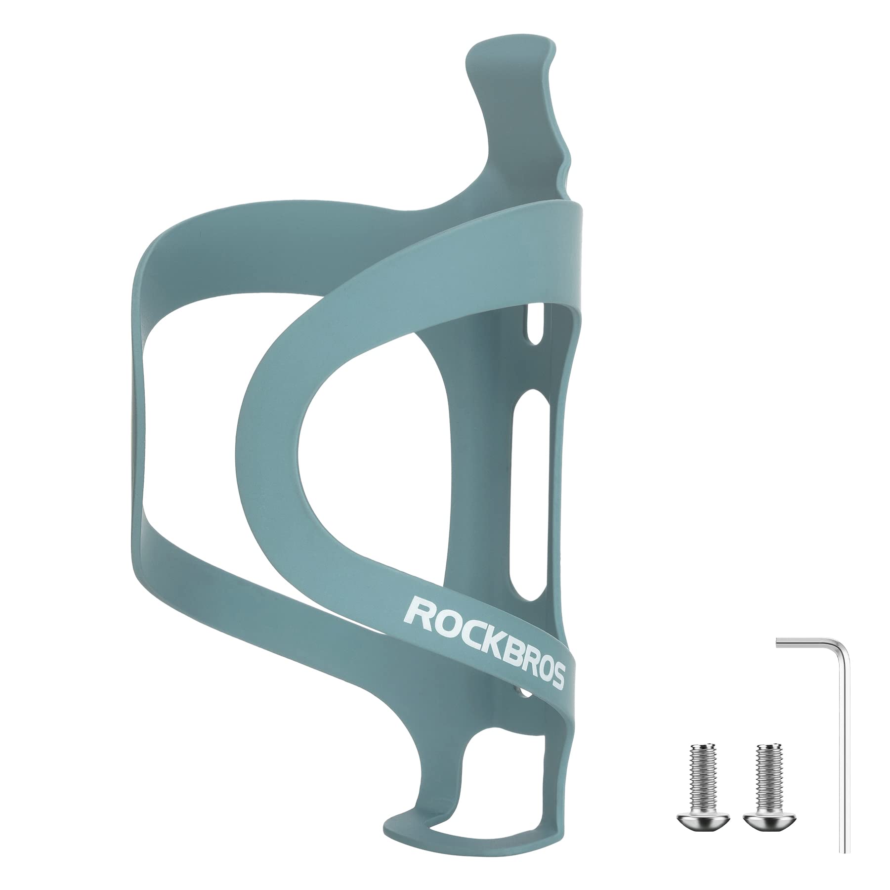 ROCKBROS Aluminum Alloy Lightweight Drinking Bottle Cage for MTB Road Bike #Color_Blue