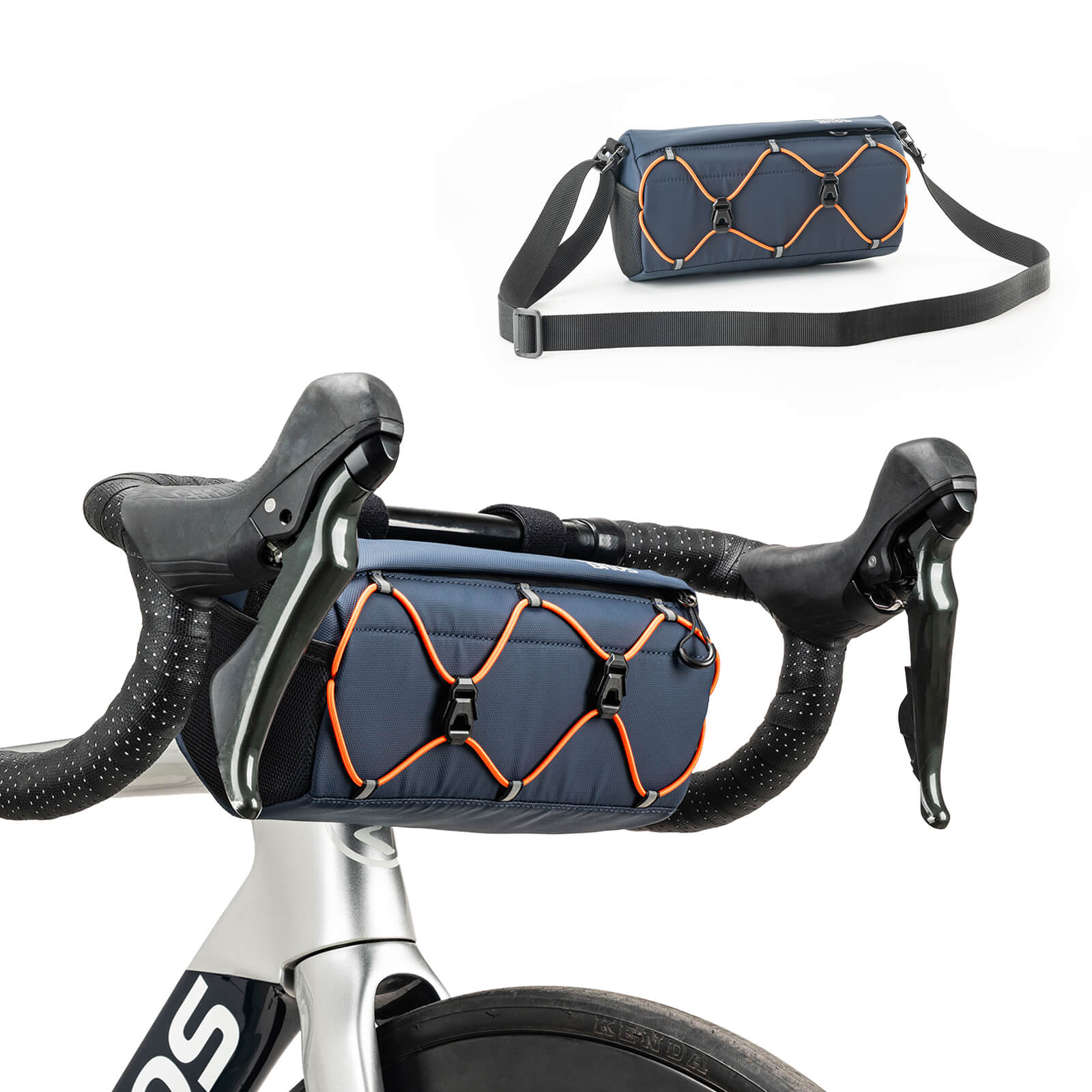 ROCKBROS Handlebar Bag 2.2L – Smart Storage On-The-Go! #Color_Dark Blue