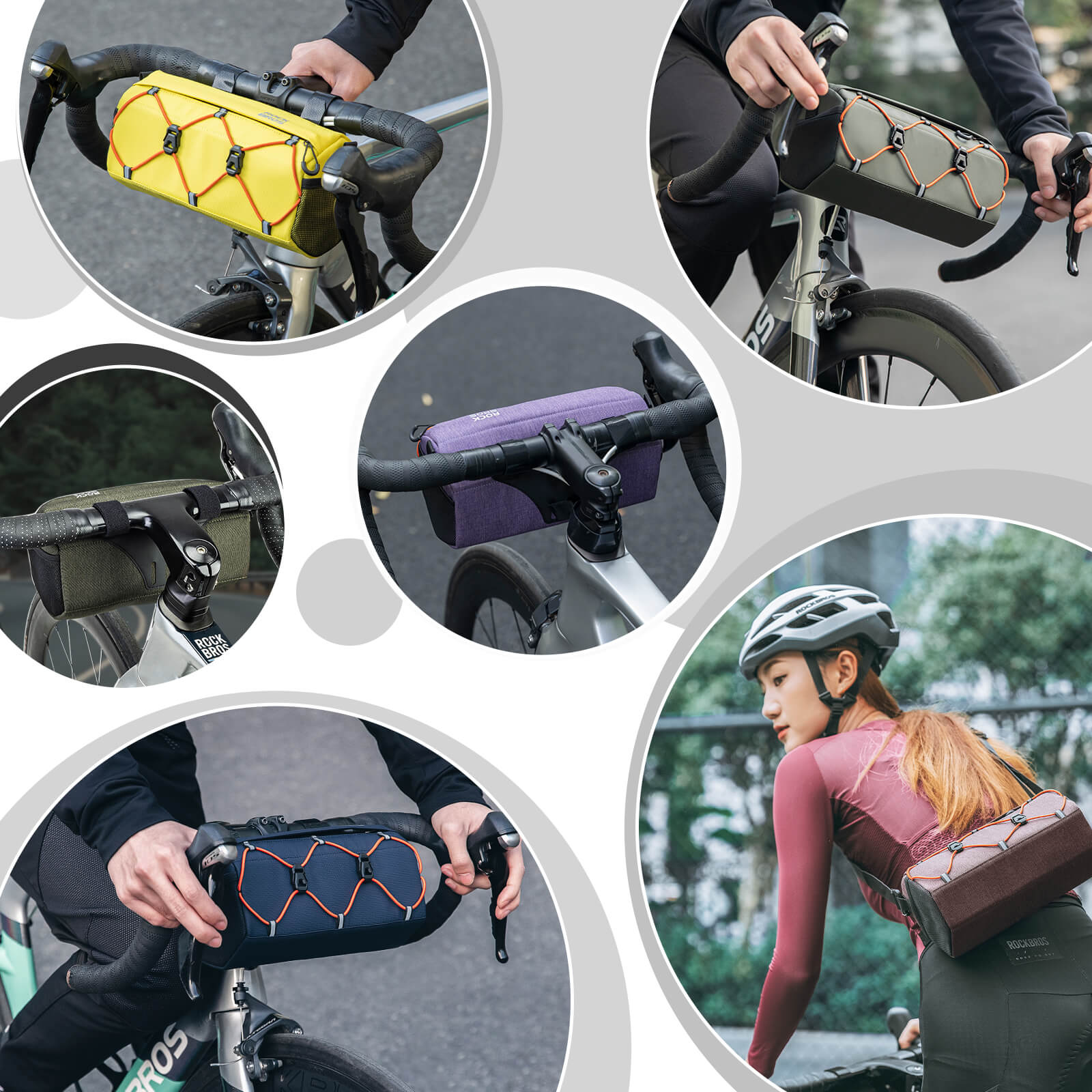 ROCKBROS Handlebar Bag 2.2L – Smart Storage On-The-Go!