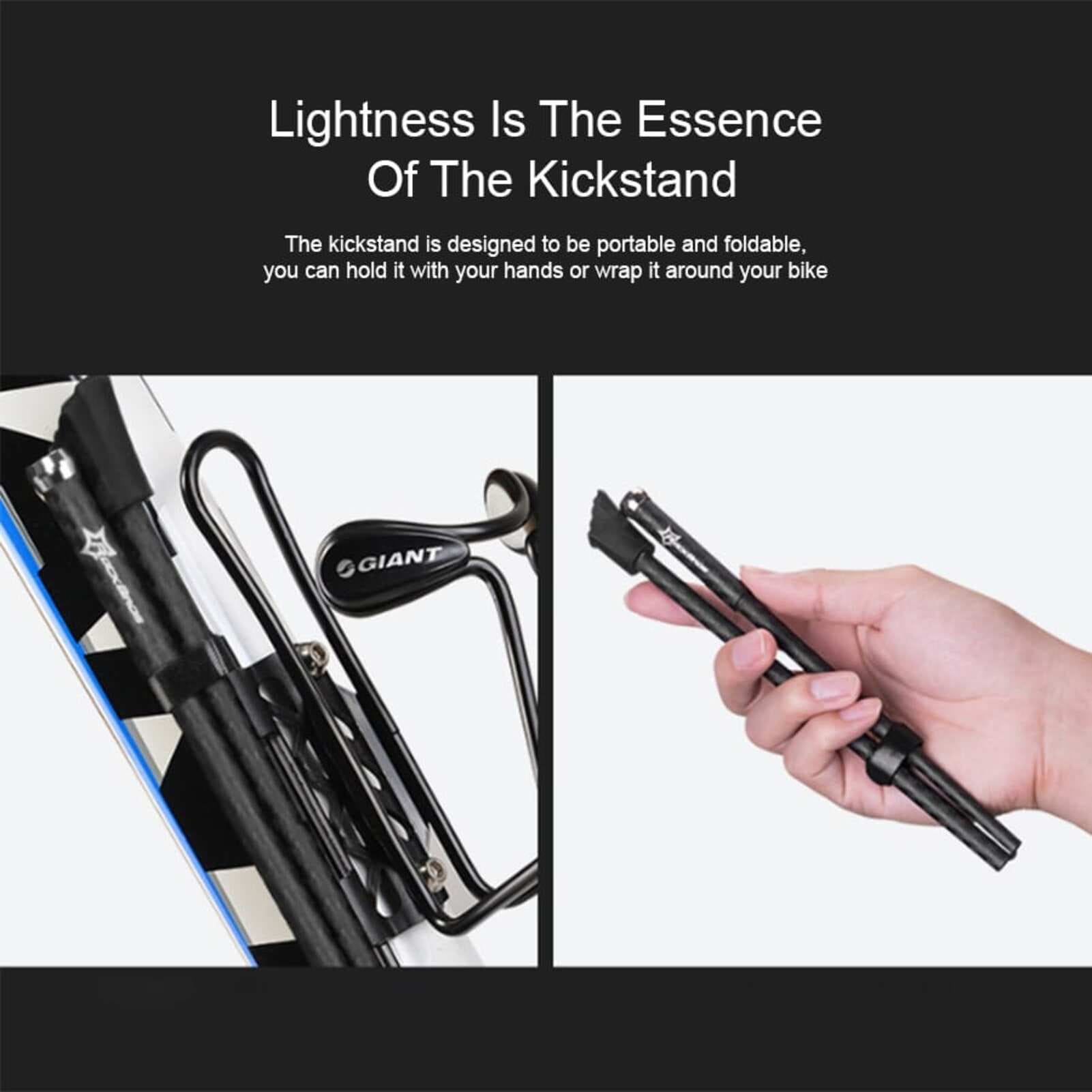 ROCKBROS Portable Folding Bike Kickstand – Ultra-Stable Parking Solution