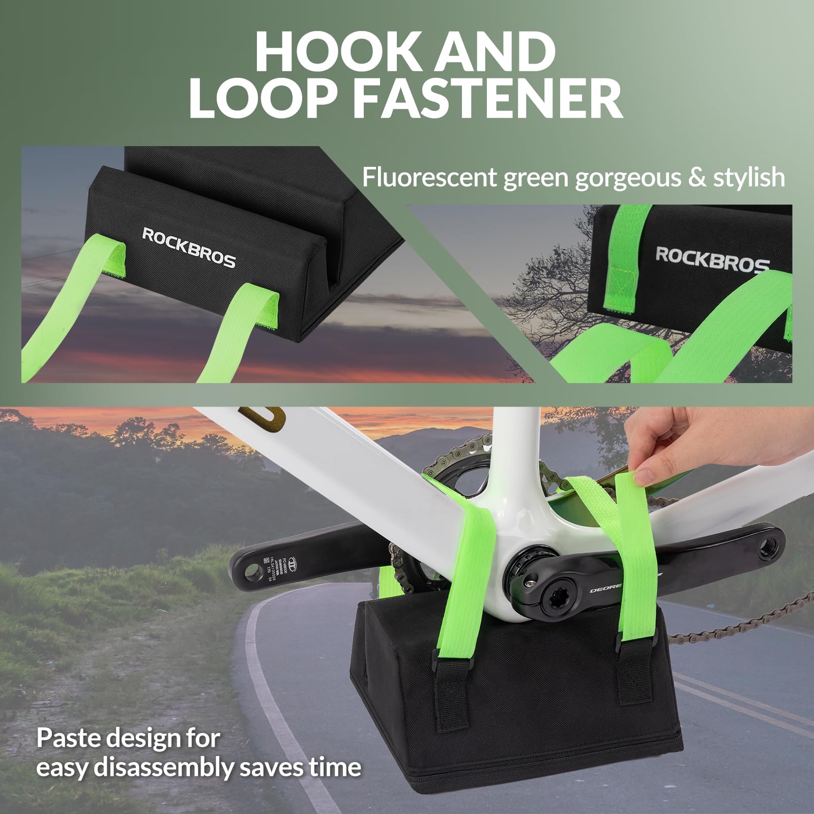 ROCKBROS Bicycle Chainset Protection Pad for Most Types of Chainset