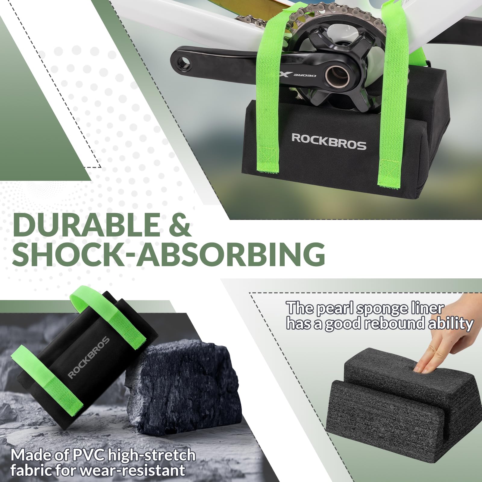 ROCKBROS Bicycle Chainset Protection Pad for Most Types of Chainset