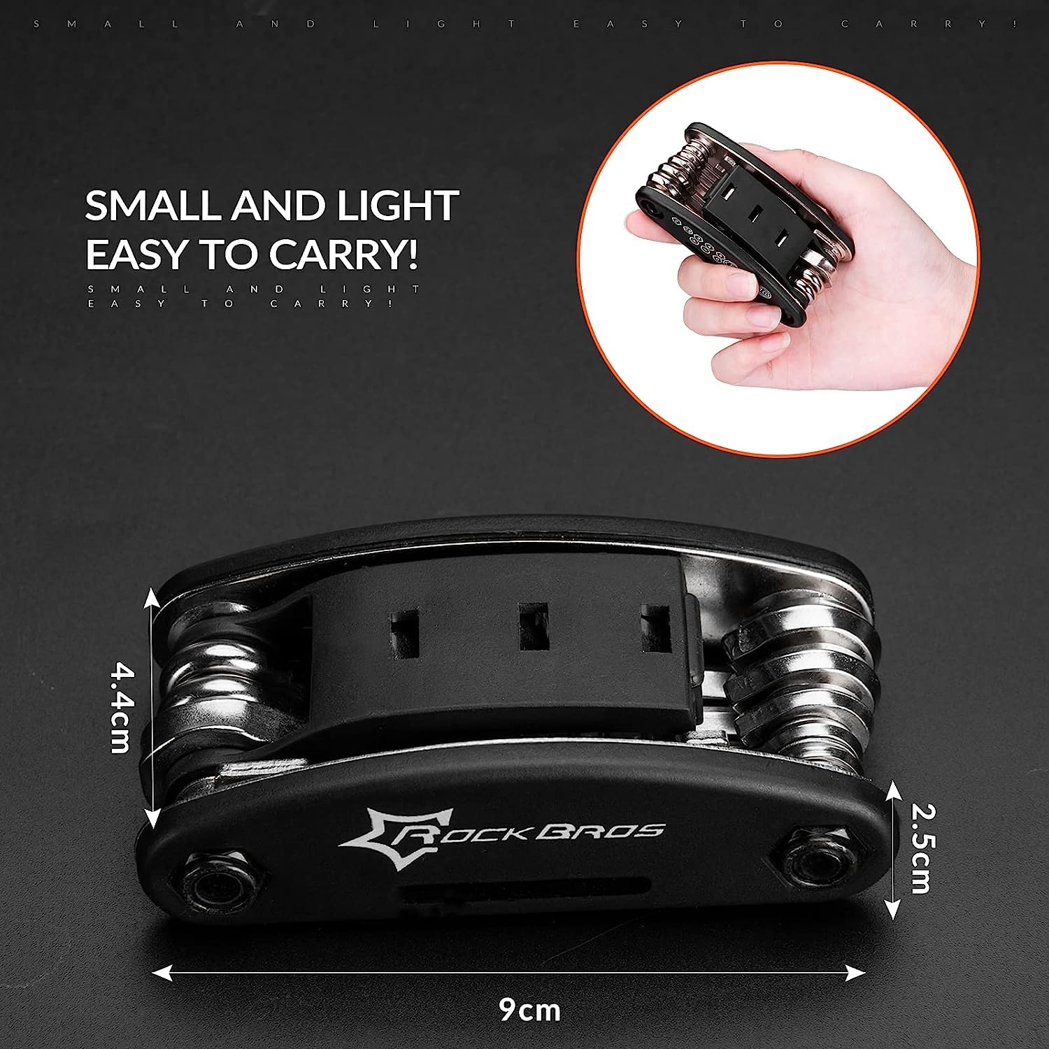 ROCKBROS Bicycle Saddle Bag Under Seat 3D Shell Cycling Seat Pack #Size_Green Black+tool