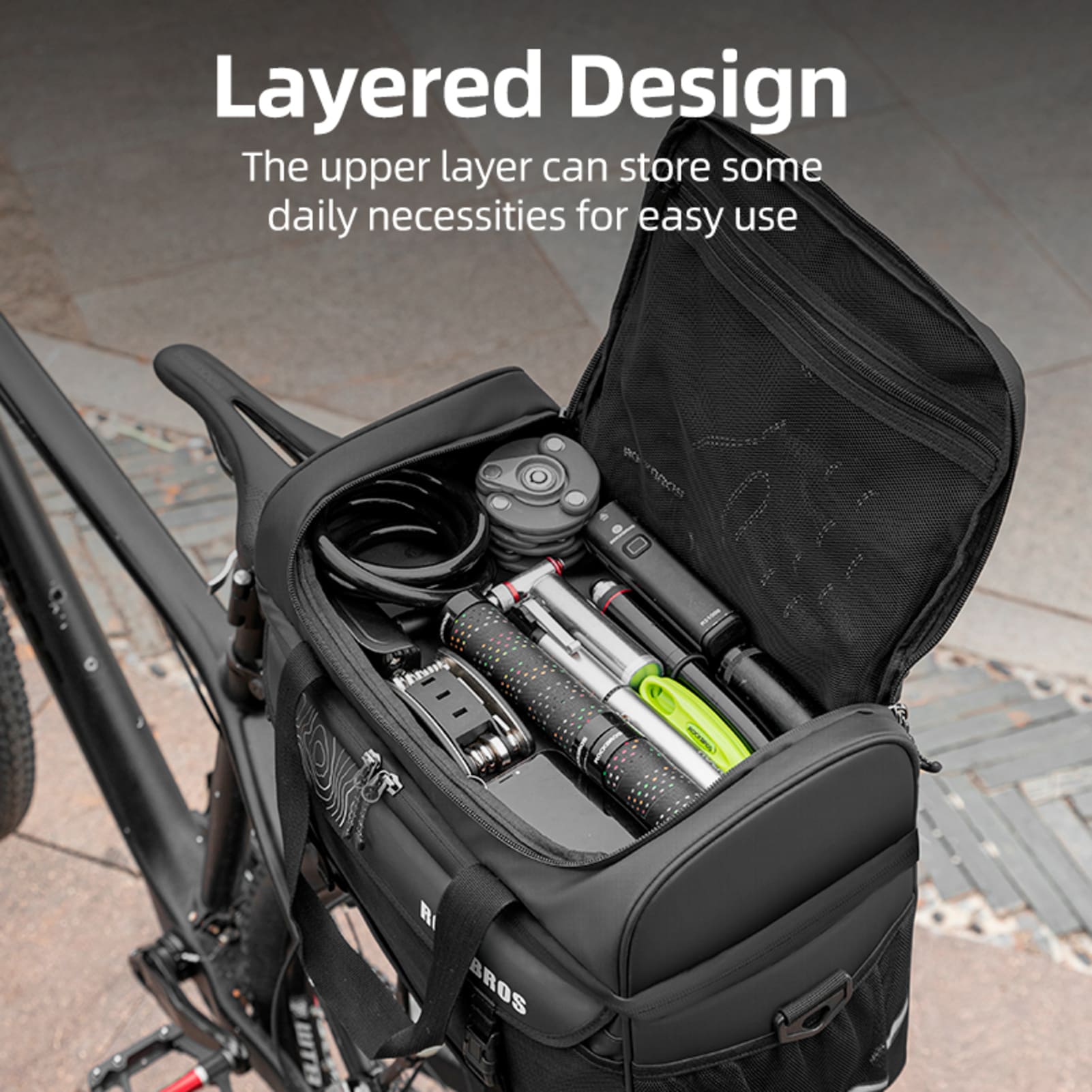 ROCKBROS Waterproof Insulated Saddle Bag – Adventure-Ready Storage for Cyclists