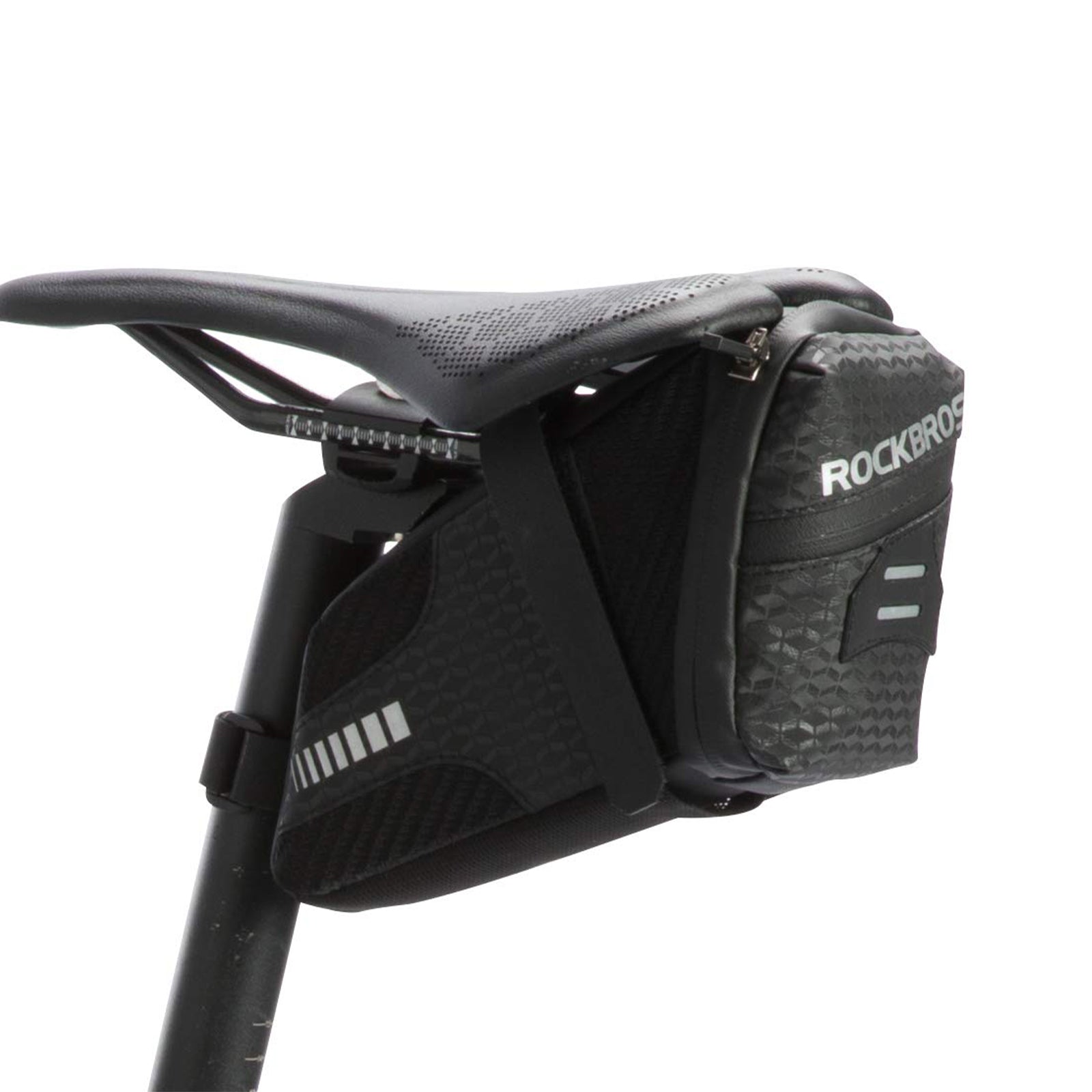 ROCKBROS Bicycle Saddle Bag Waterproof Reflective Cycling Seatpost Bag 1.5L