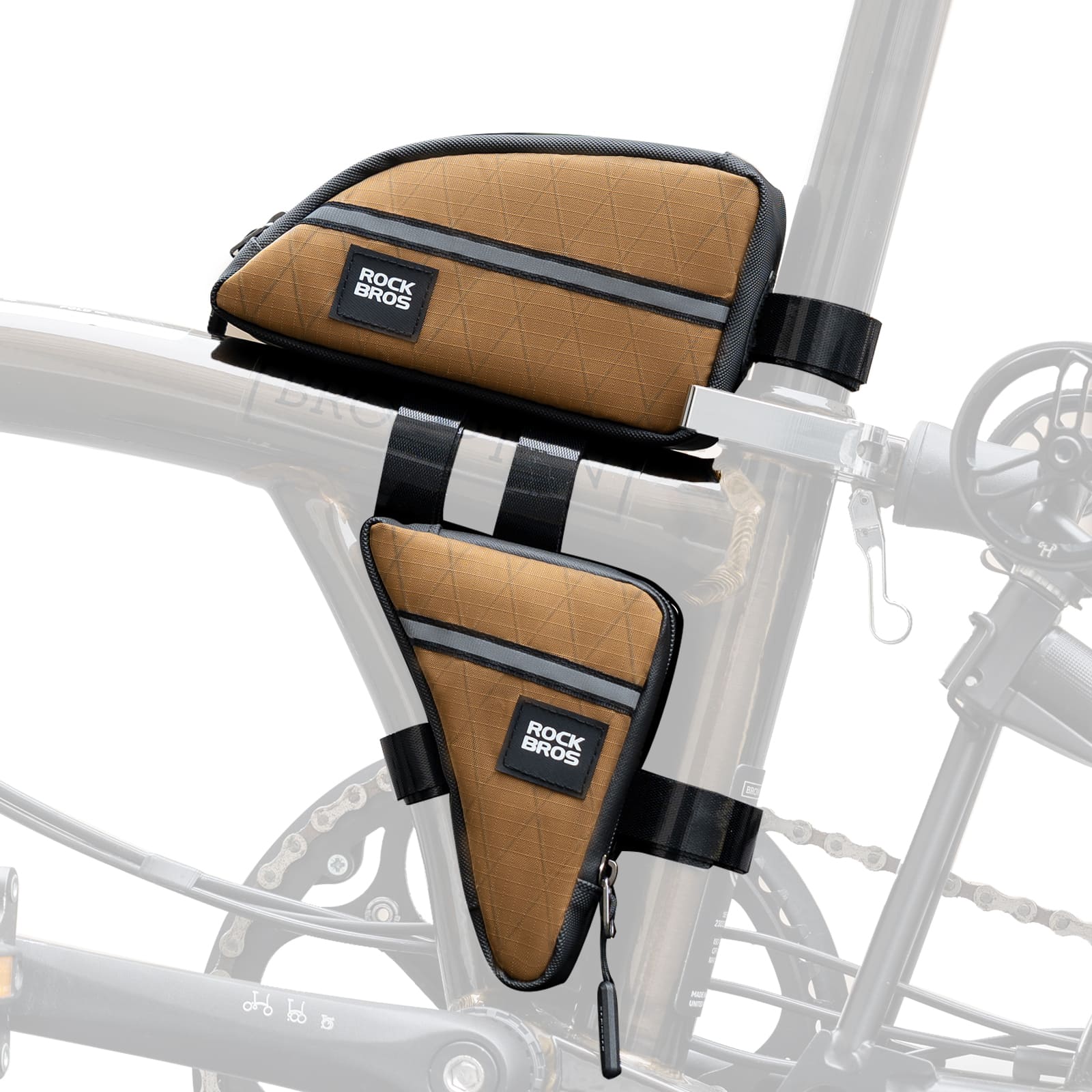 ROCKBROS Triangle Frame Bag – Compact Storage for Folding Bikes!