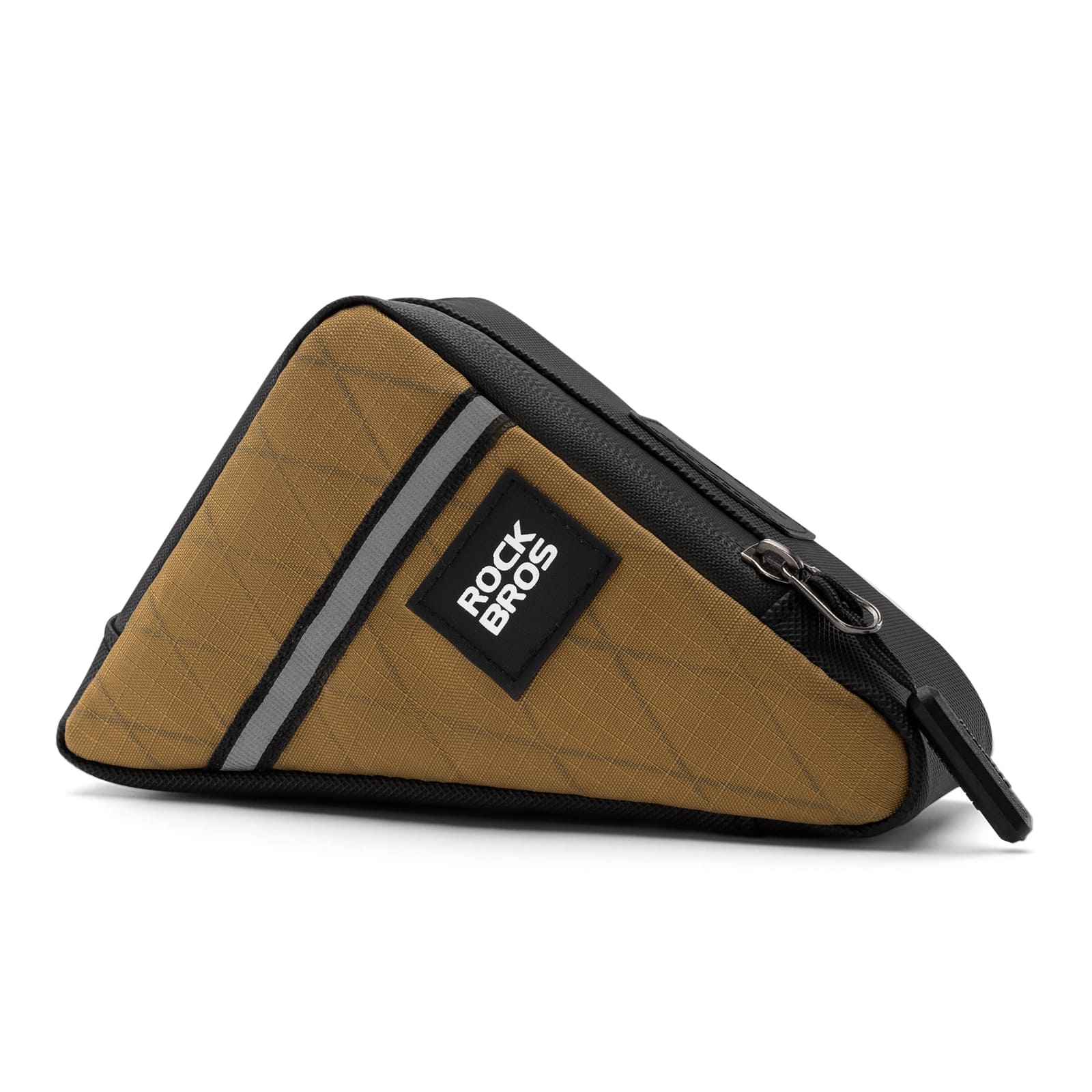 ROCKBROS Triangle Frame Bag – Compact Storage for Folding Bikes! #Color_Khaki