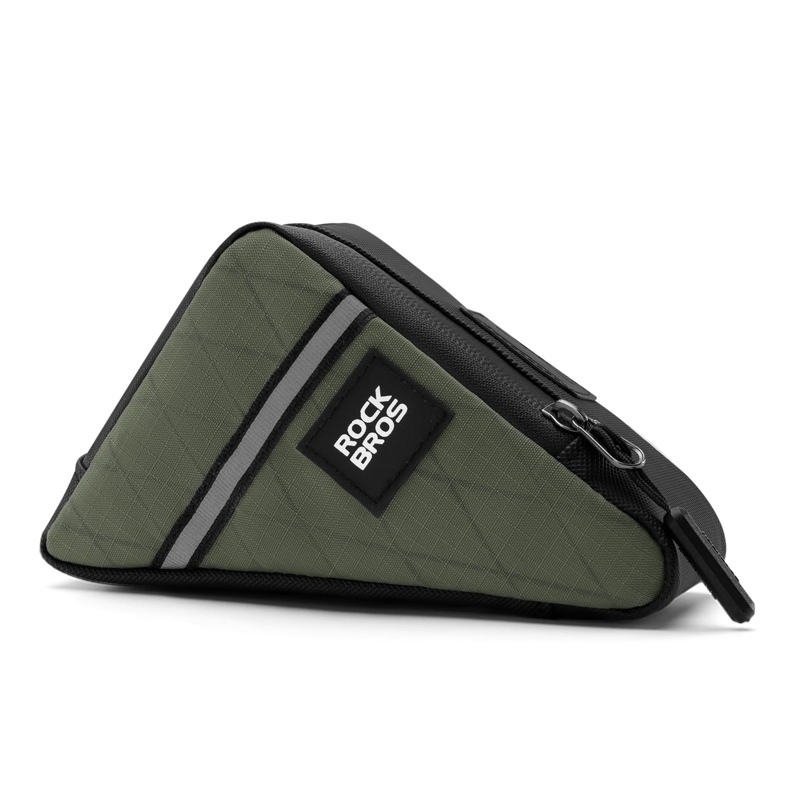ROCKBROS Triangle Frame Bag – Compact Storage for Folding Bikes! #Color_Army Green