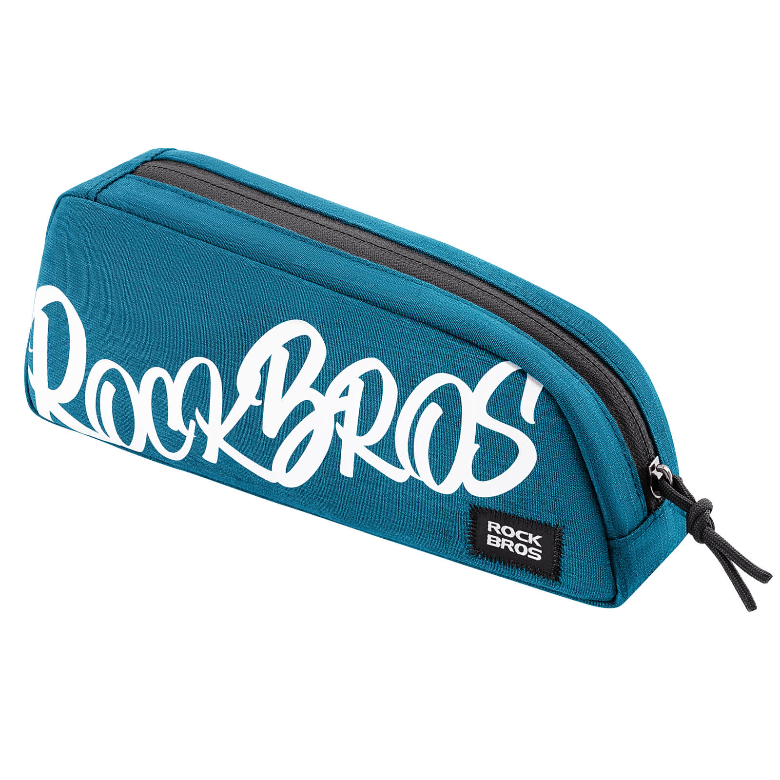 ROCKBROS 0.8L bike frame bag G009 waterproof top tube bag with large storage and easy-access design for cycling essentials.#Color_Blue