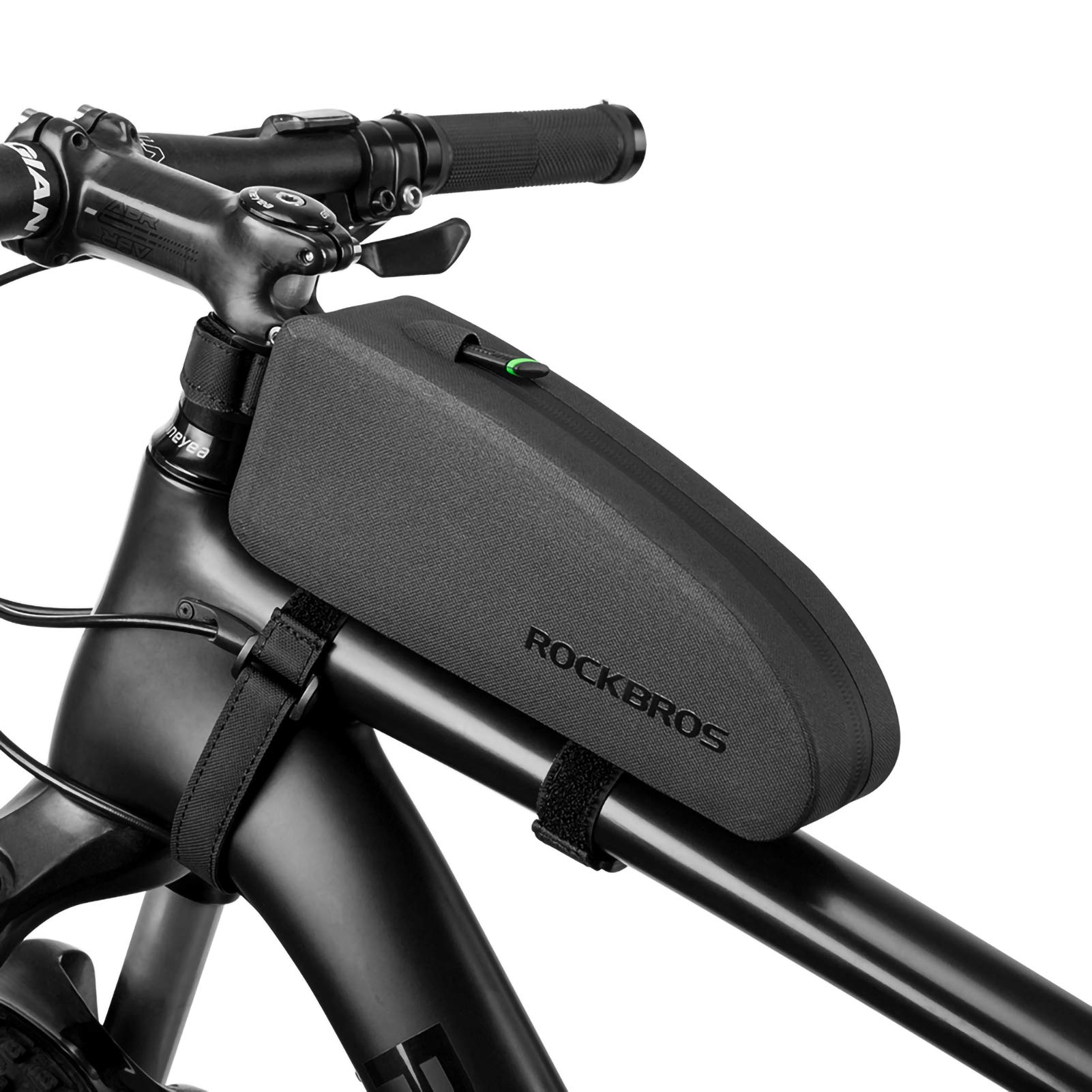 ROCKBROS Bike Frame Bag Waterproof Nylon Top Tube Bag 1.6 L/1L