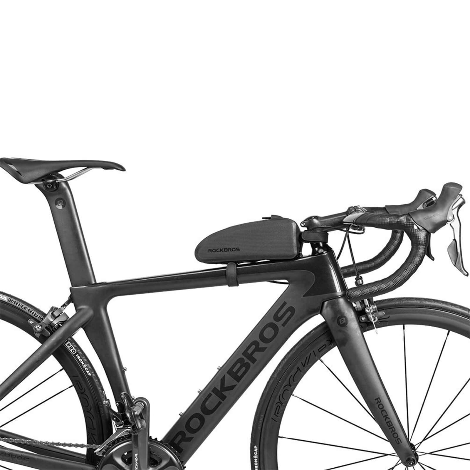 ROCKBROS Bike Frame Bag Waterproof Nylon Top Tube Bag 1.6 L/1L