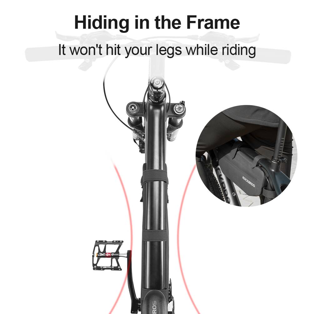 ROCKBROS Bike Frame Bag Waterproof Top Tube Triangle Bag #Size_3L