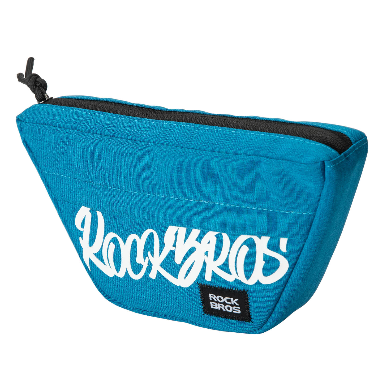 ROCKBROS trapezoid-shaped bike handlebar bags with waterproof design and spacious storage for cycling essentials. #Color_Blue