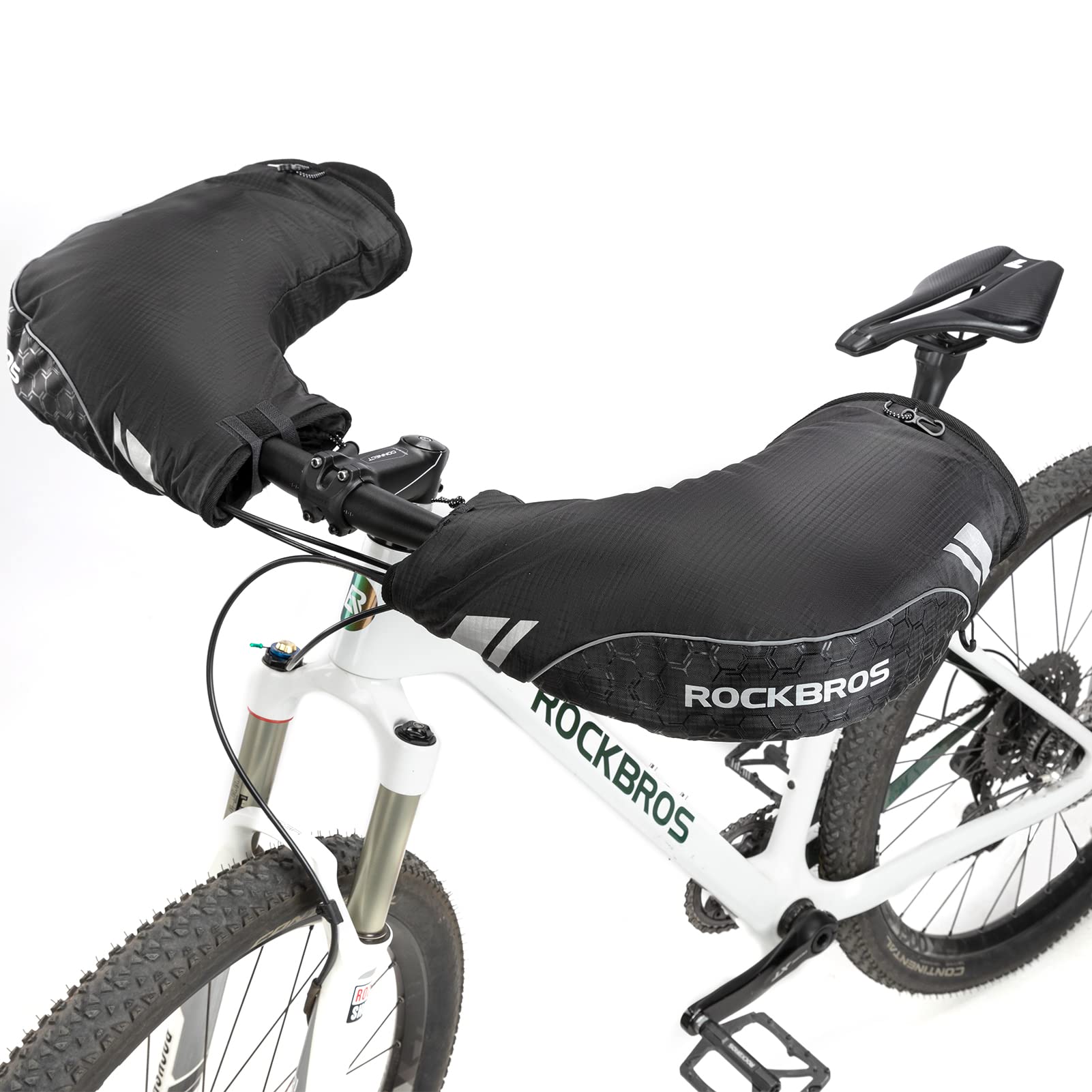 ROCKBROS Bike Handlebar Gloves Thermal Cycling Gloves Windproof Waterproof #Style_Style 3