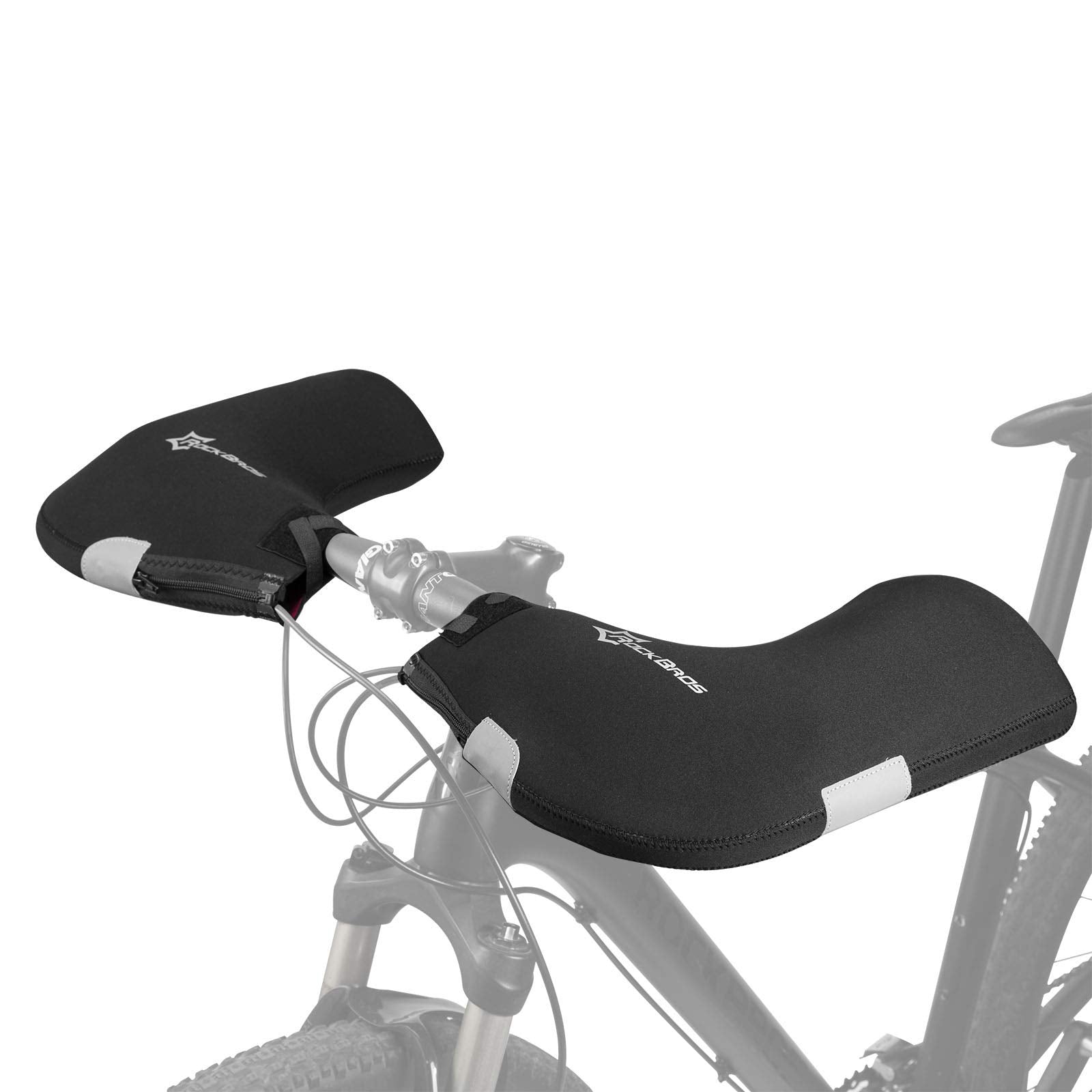 ROCKBROS Bike Handlebar Gloves Thermal Cycling Gloves Windproof Waterproof #Style_Style 2