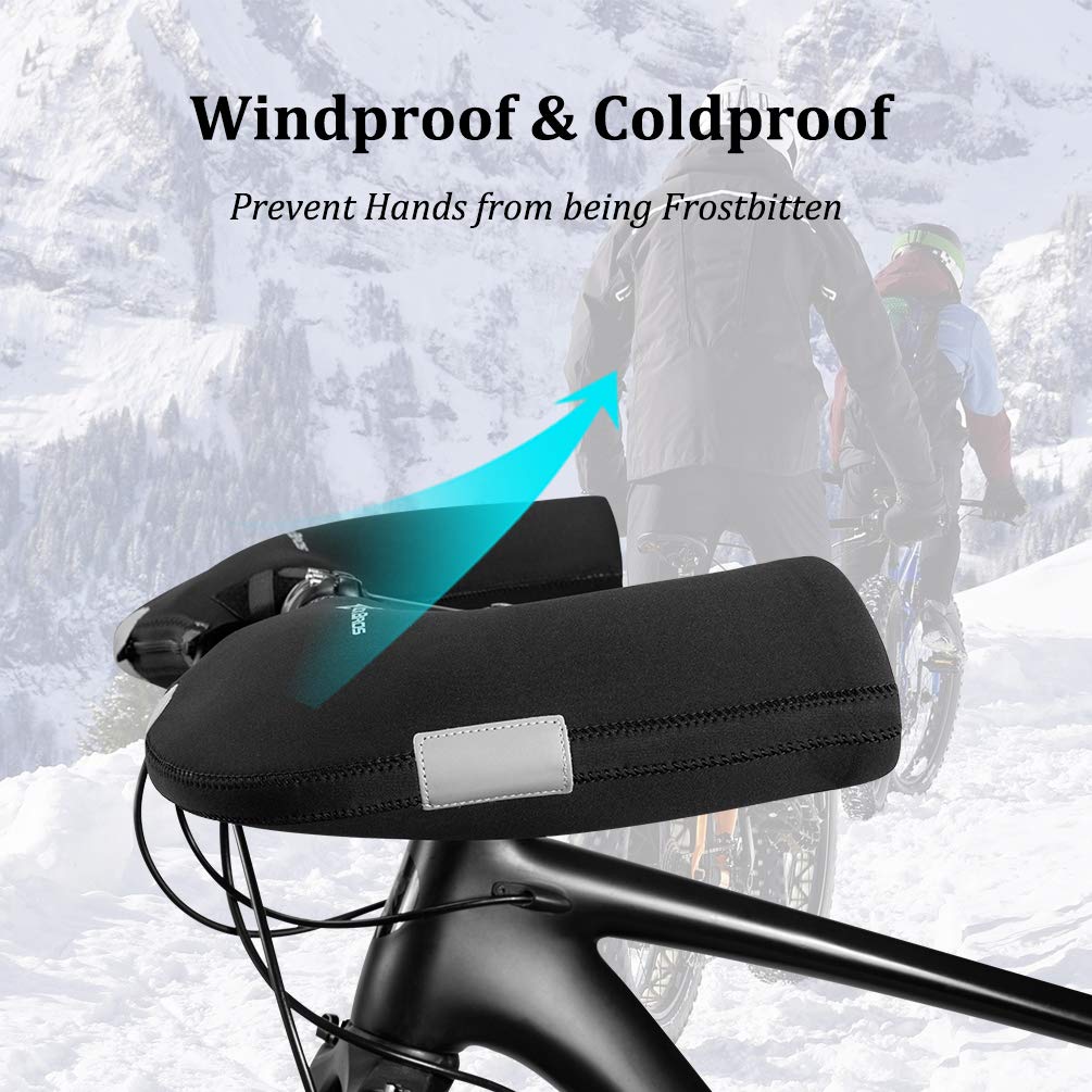 ROCKBROS Bike Handlebar Gloves Thermal Cycling Gloves Windproof Waterproof #Style_Style 2