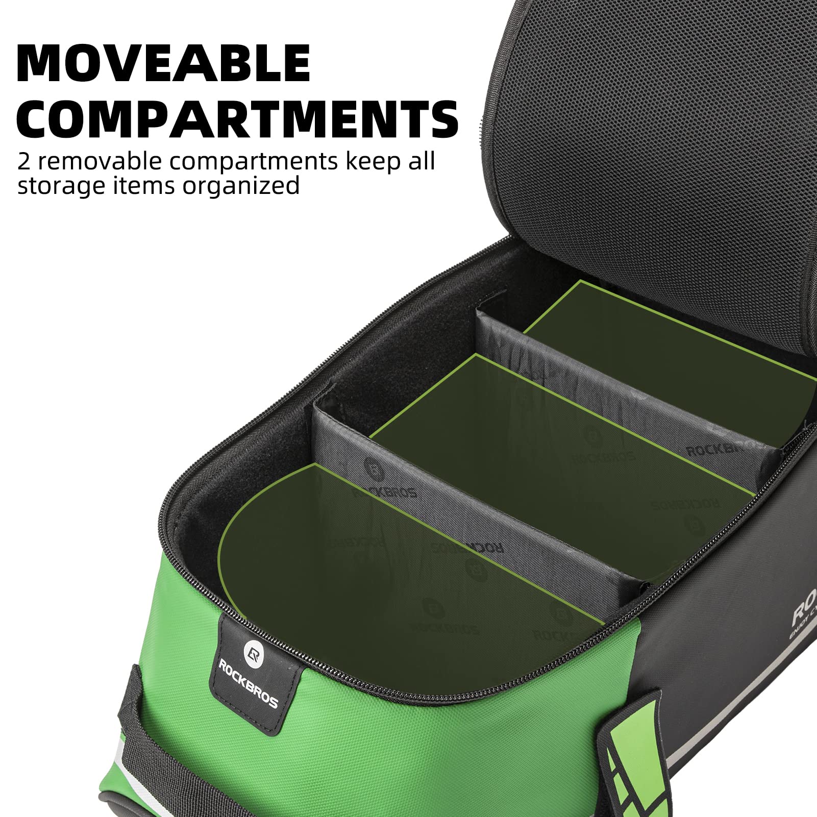 ROCKBROS Bike Pannier Bag Waterproof Rear Rack Transport Bag 9L #Style_Style 2