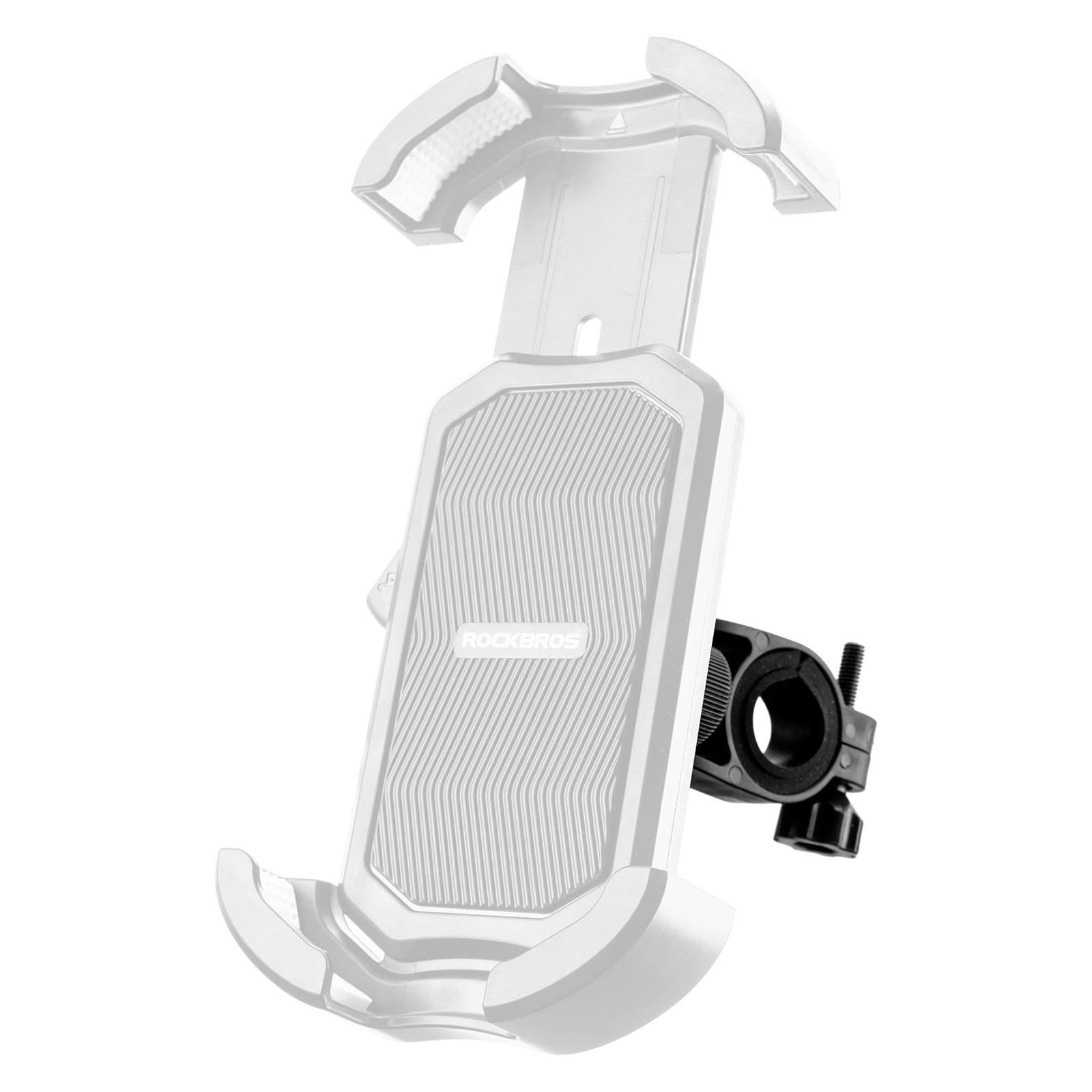 ROCKBROS Bike Phone Mount 360°Rotatable Phone Mount for Bicycle Motorcycle #Style_White (handlebar)