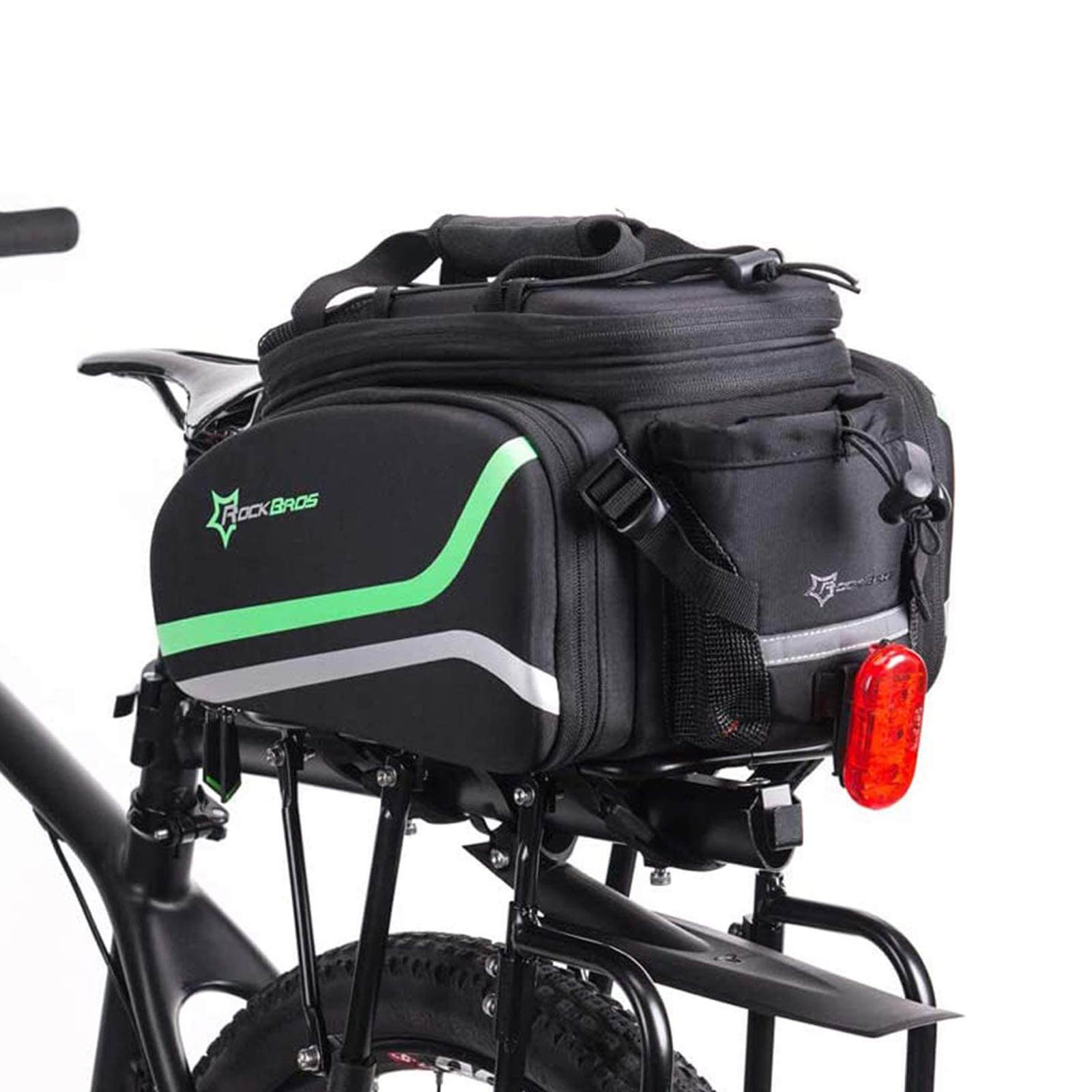ROCKBROS Bike Rear Rack Pannier Waterproof Bag Bike Trunk Pack