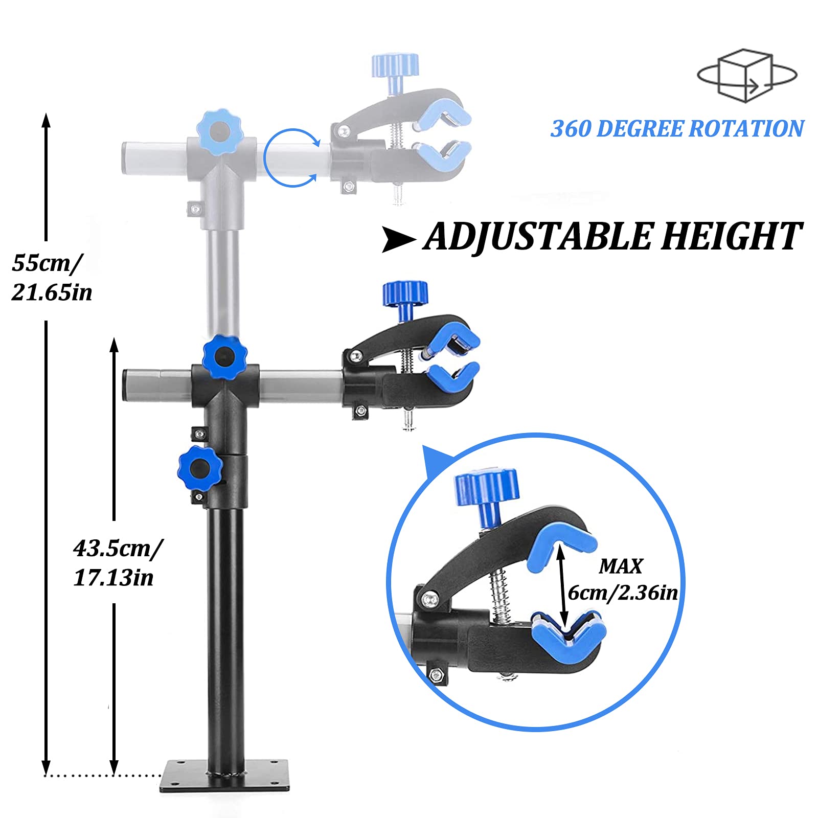 ROCKBROS Bike Repair Stand Foldable Wall-Mount Bicycle Repair Workstand