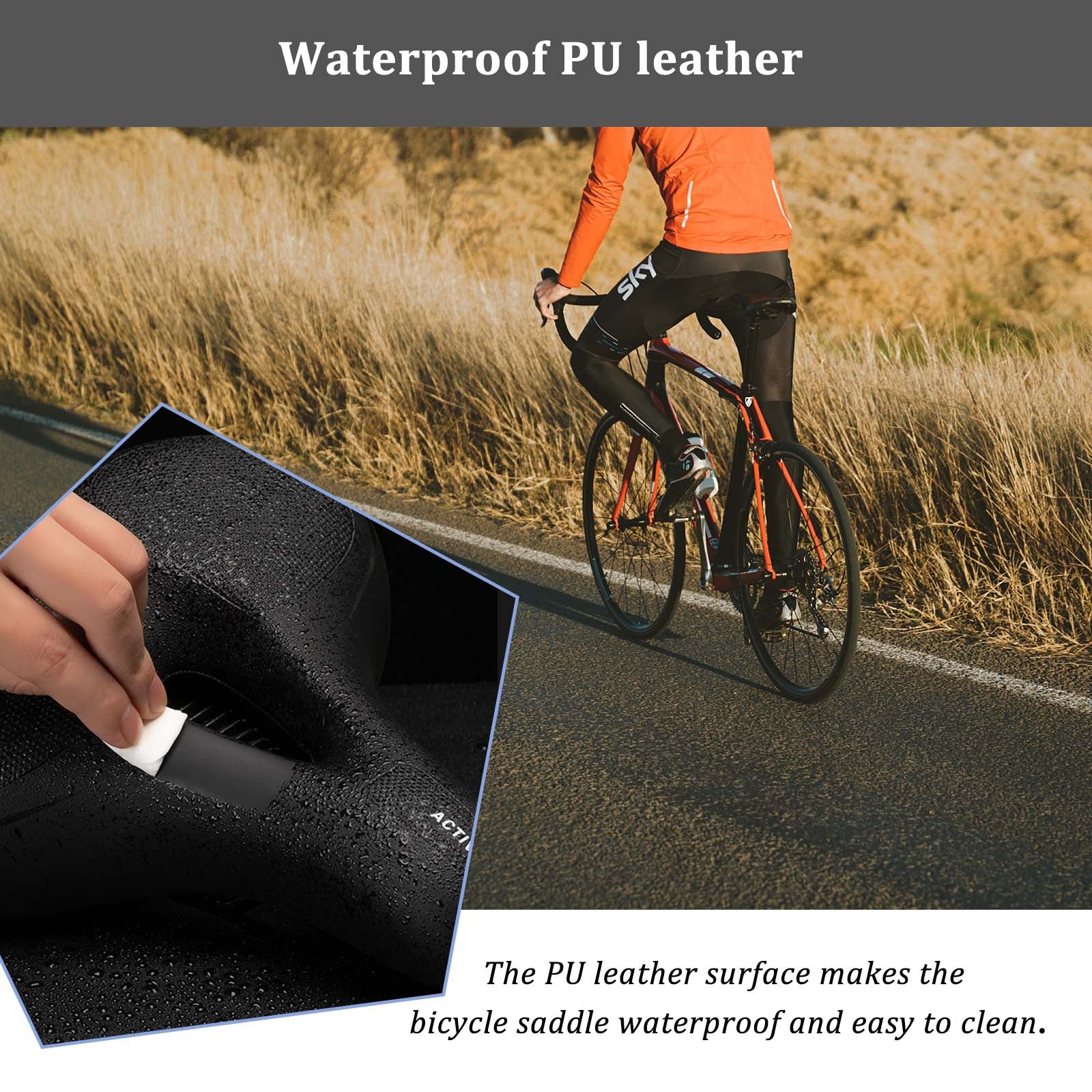 ROCKBROS-Bike-Seat-Comfort-Reflective-Bike-Saddle-Soft-Wide