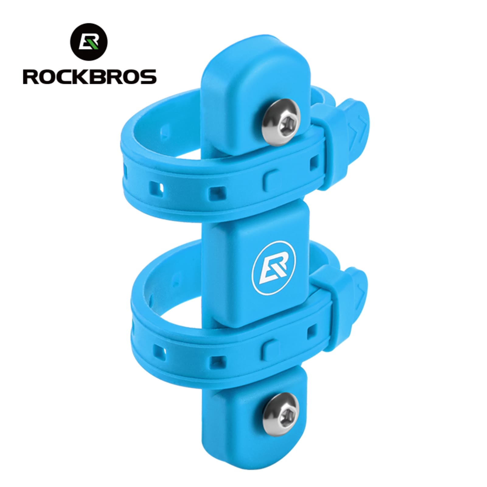 ROCKBROS Bike Water Bottle Holder Adapter – Universal Mounting Solution #Color_Blue
