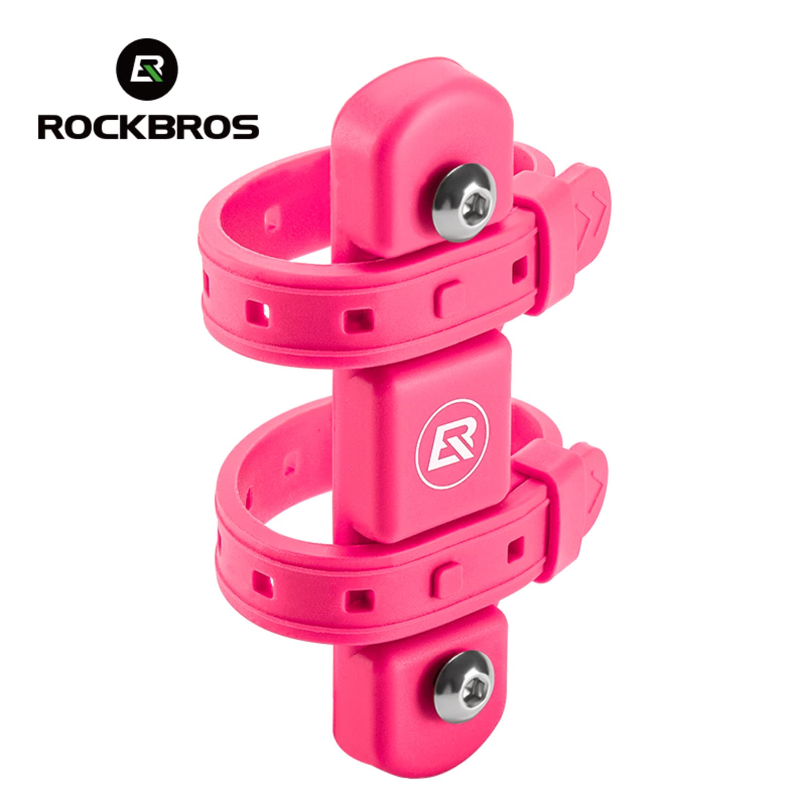 ROCKBROS Bike Water Bottle Holder Adapter – Universal Mounting Solution #Color_Pink