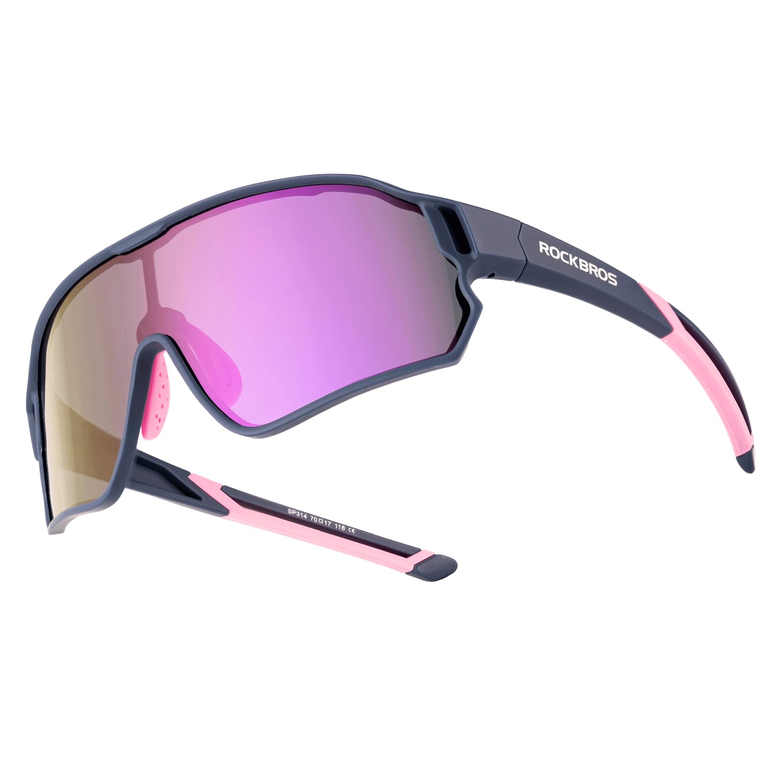 ROCKBROS Children's Cycling glasses UV400 Protection Sunglasses for Boys Girls #Color_Dark Blue