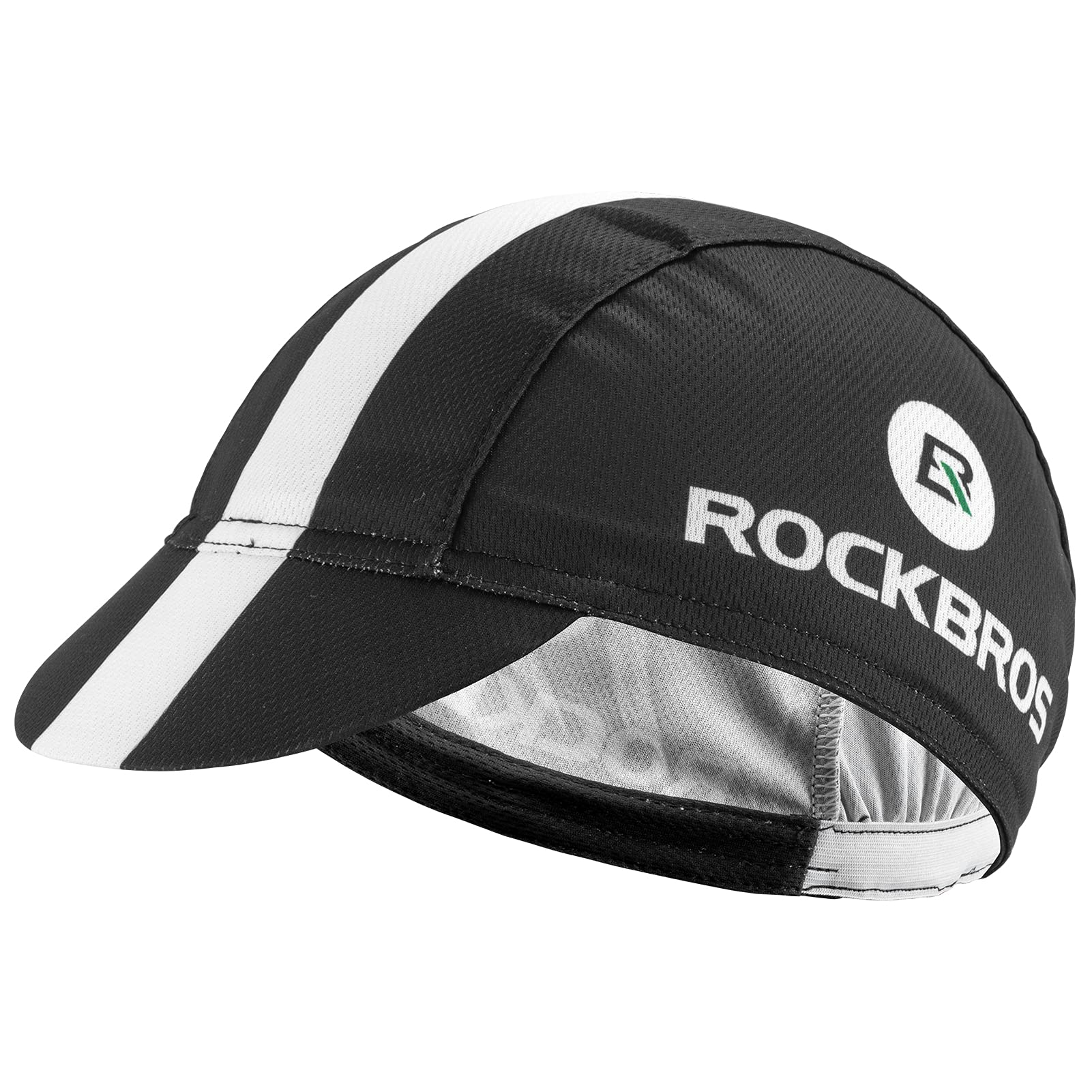 ROCKBROS Cycle Cap Motorcycle Helmet Liner Caps Cycling UV Protection #Color_Black White