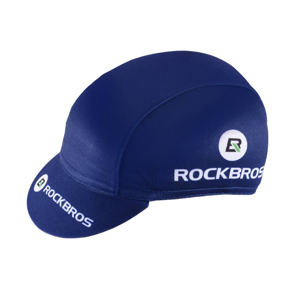 ROCKBROS Cycle Cap Motorcycle Helmet Liner Caps Cycling UV Protection #Color_Blue White