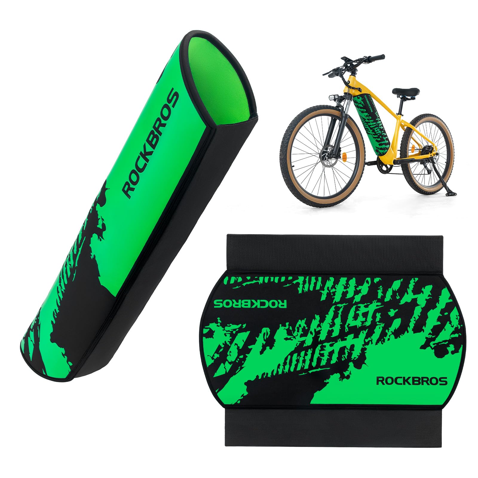 ROCKBROS Ebike Battery Protective Cover for Integrated Frame Battery 28-38 cm